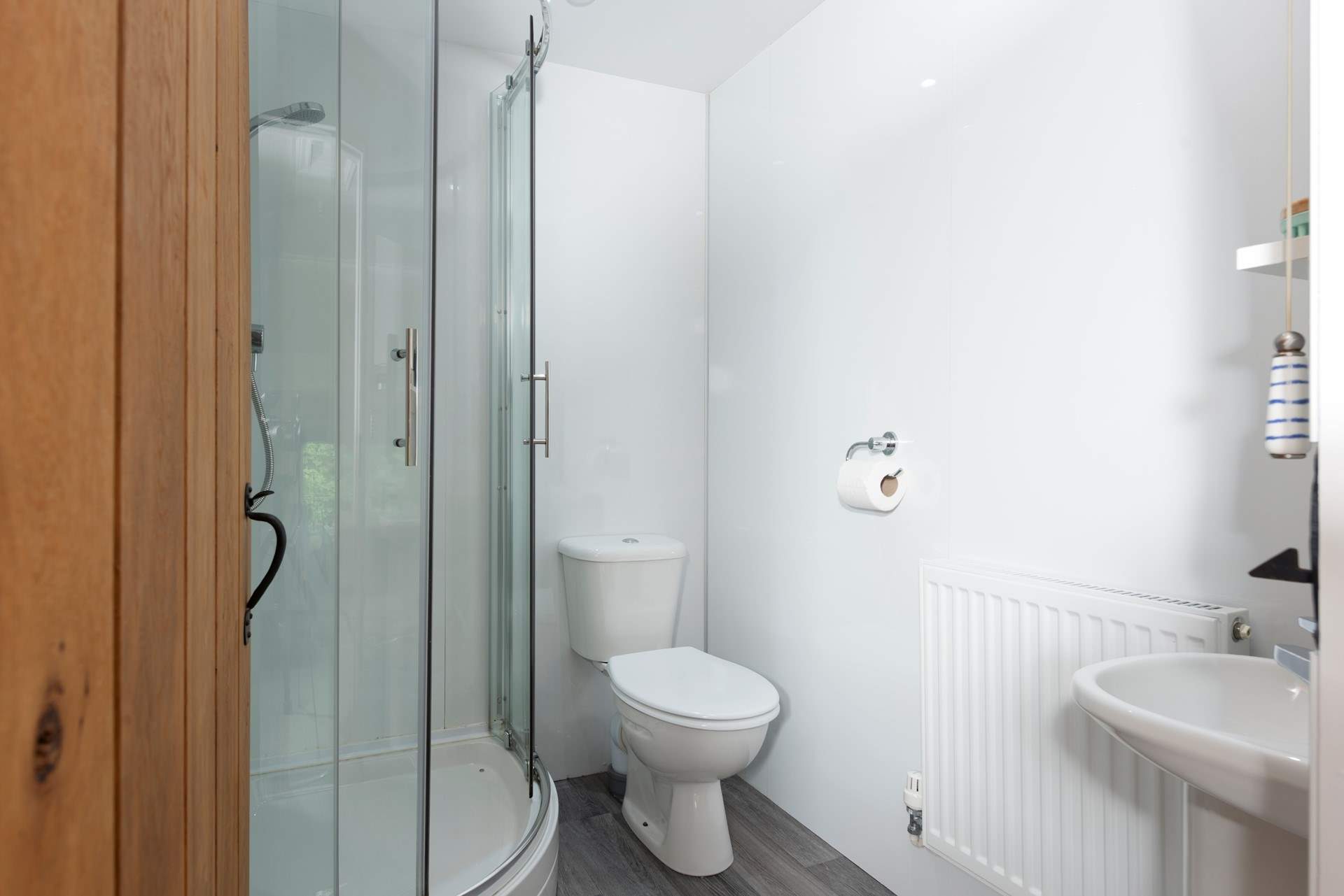 The en suite shower-room in bedroom 2.