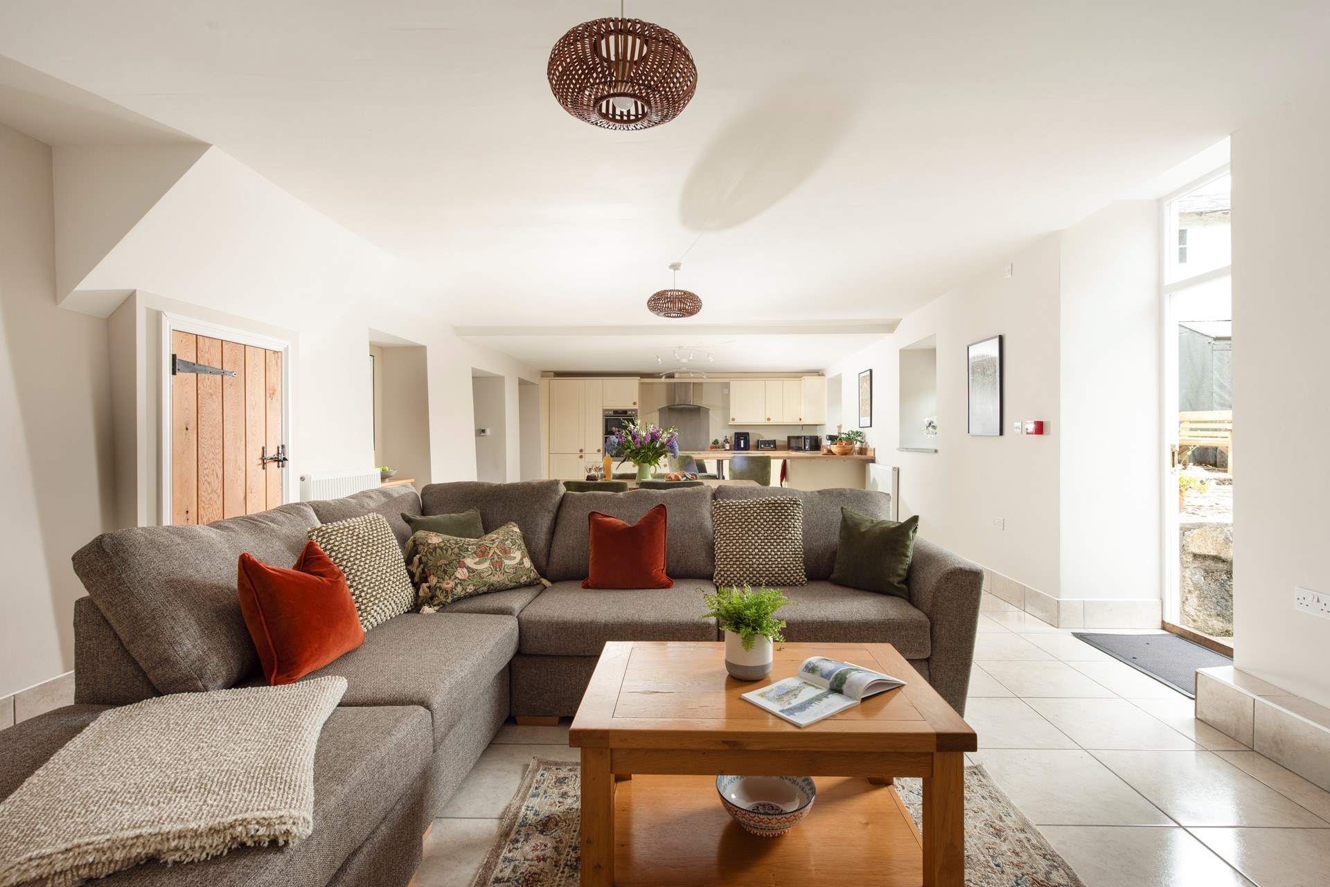 A huge  open plan space to relax in.