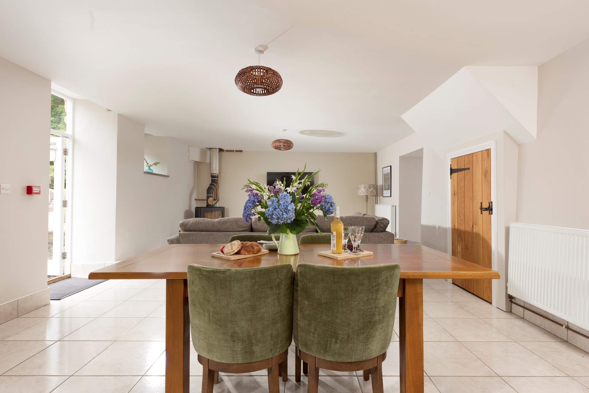 Dine in style in the heart of this beautiful open plan living space.