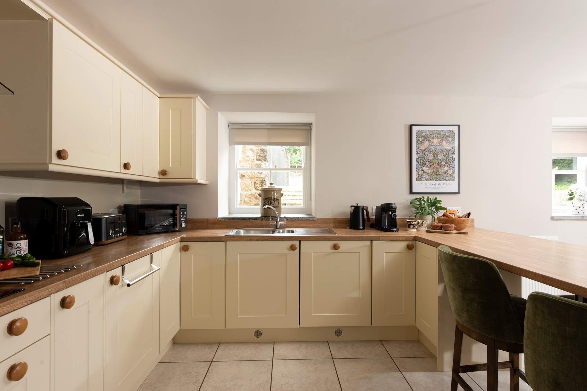 Cook up a feast in this beautifully appointed kitchen.