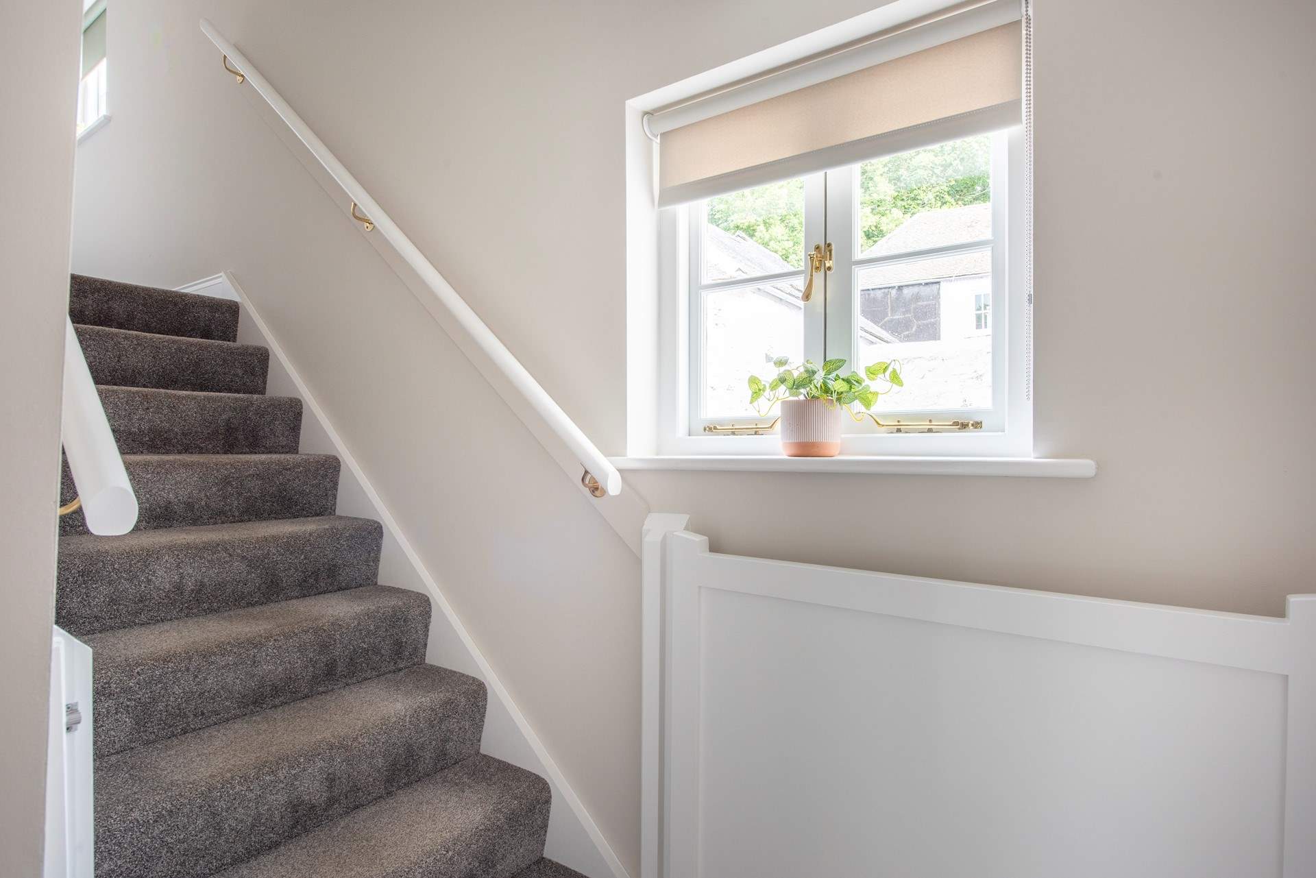 Head upstairs to the two delightful bedrooms.