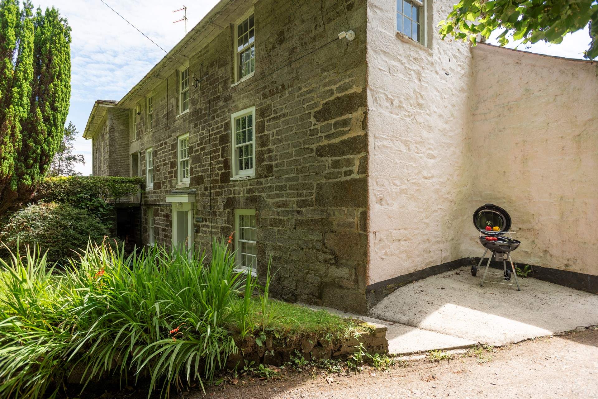 You can barbecue beside the house or in Spinney Field.