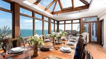 Dine in style - with a wonderful backdrop.