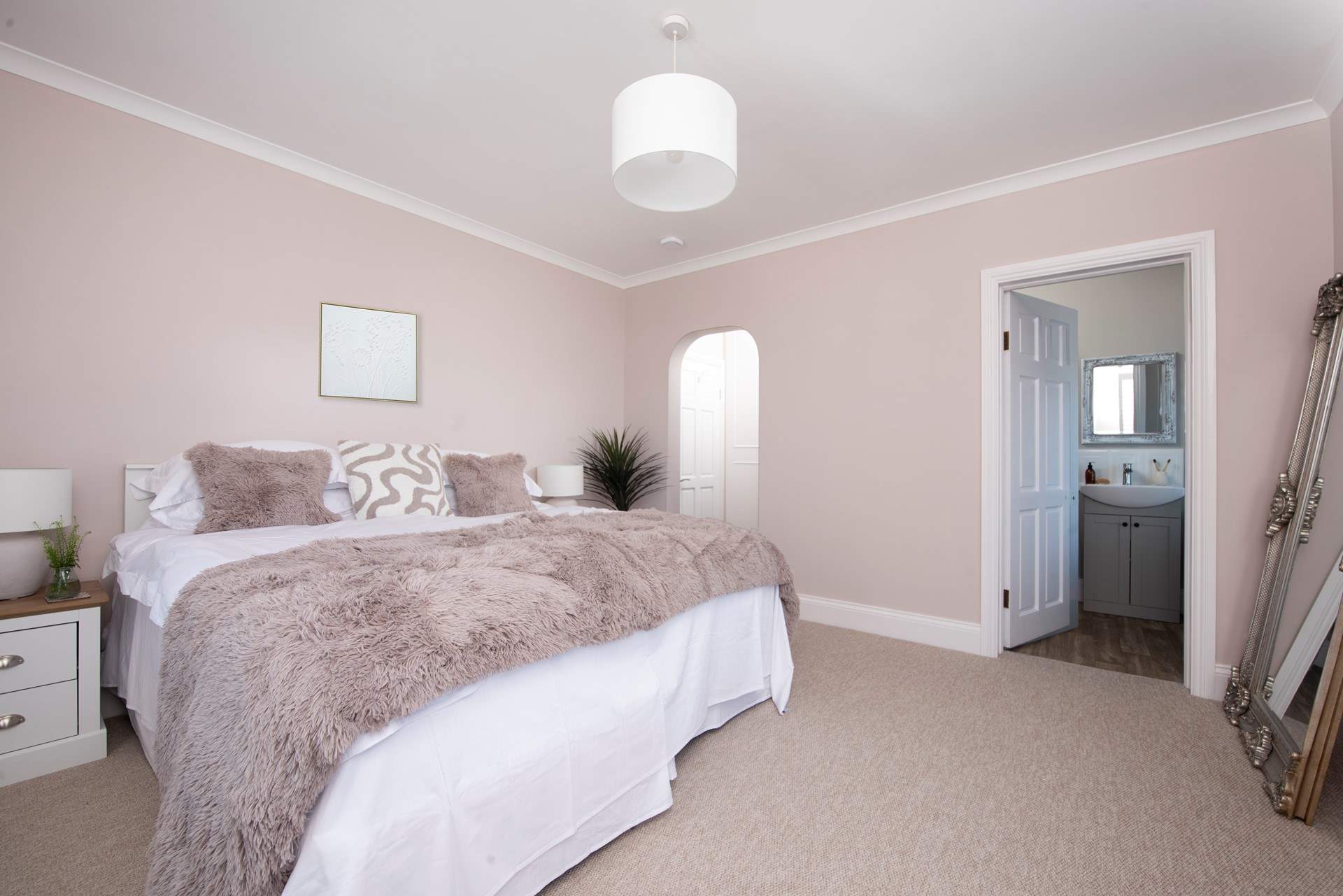 A 'zip and link' bed is the order of the day in bedroom 3 - to be made up as twin beds or a super-king, the choice is yours. 