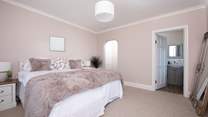 A 'zip and link' bed is the order of the day in bedroom 3 (View) - to be made up as twin beds or a super-king, the choice is yours. 