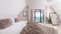 Up on the second floor you'll find this fabulous bedroom called Time.