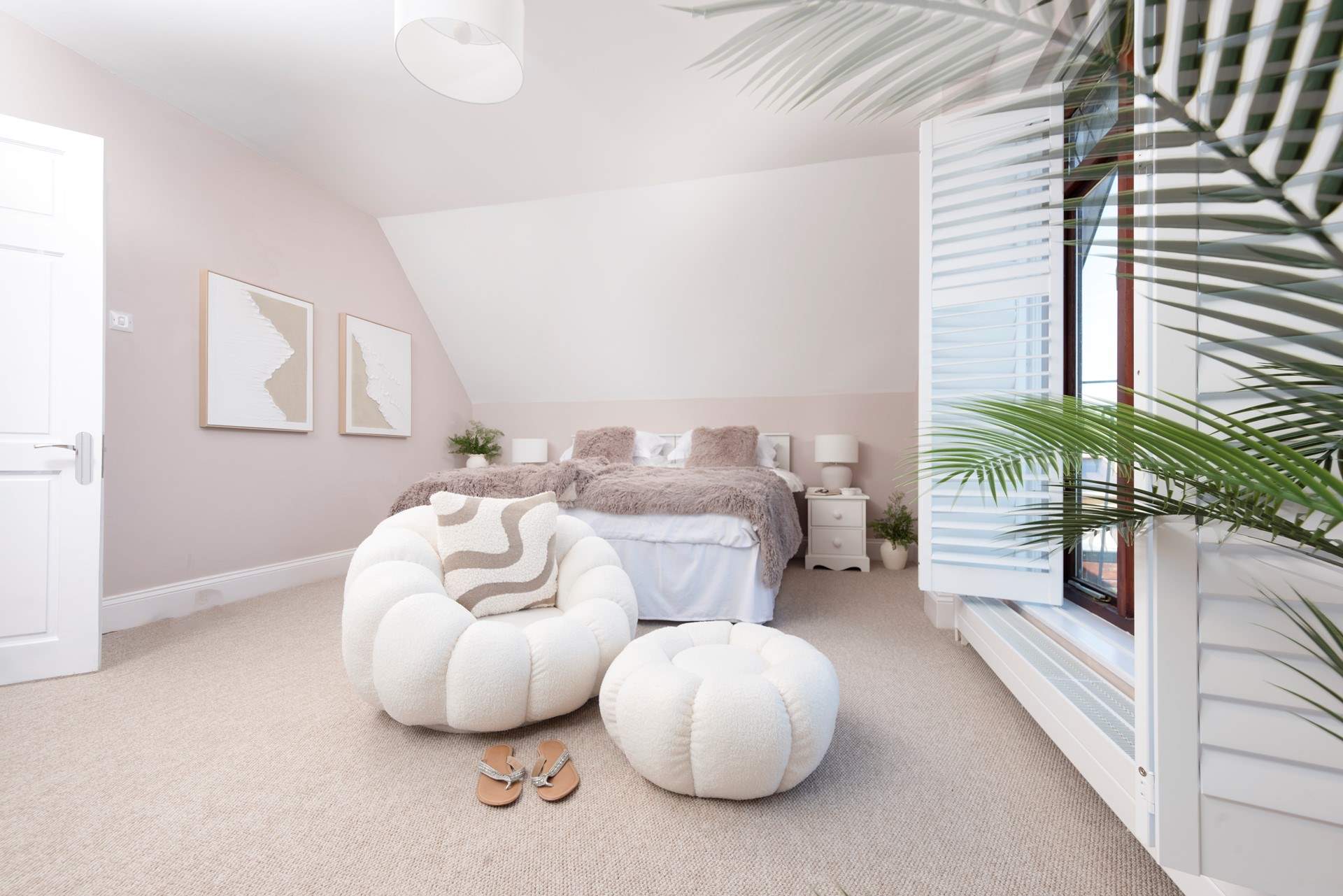 Wonderfully spacious and with a comfy super-king bed. Next door is the cutest of bunk-bedded rooms making this floor perfect for a family.