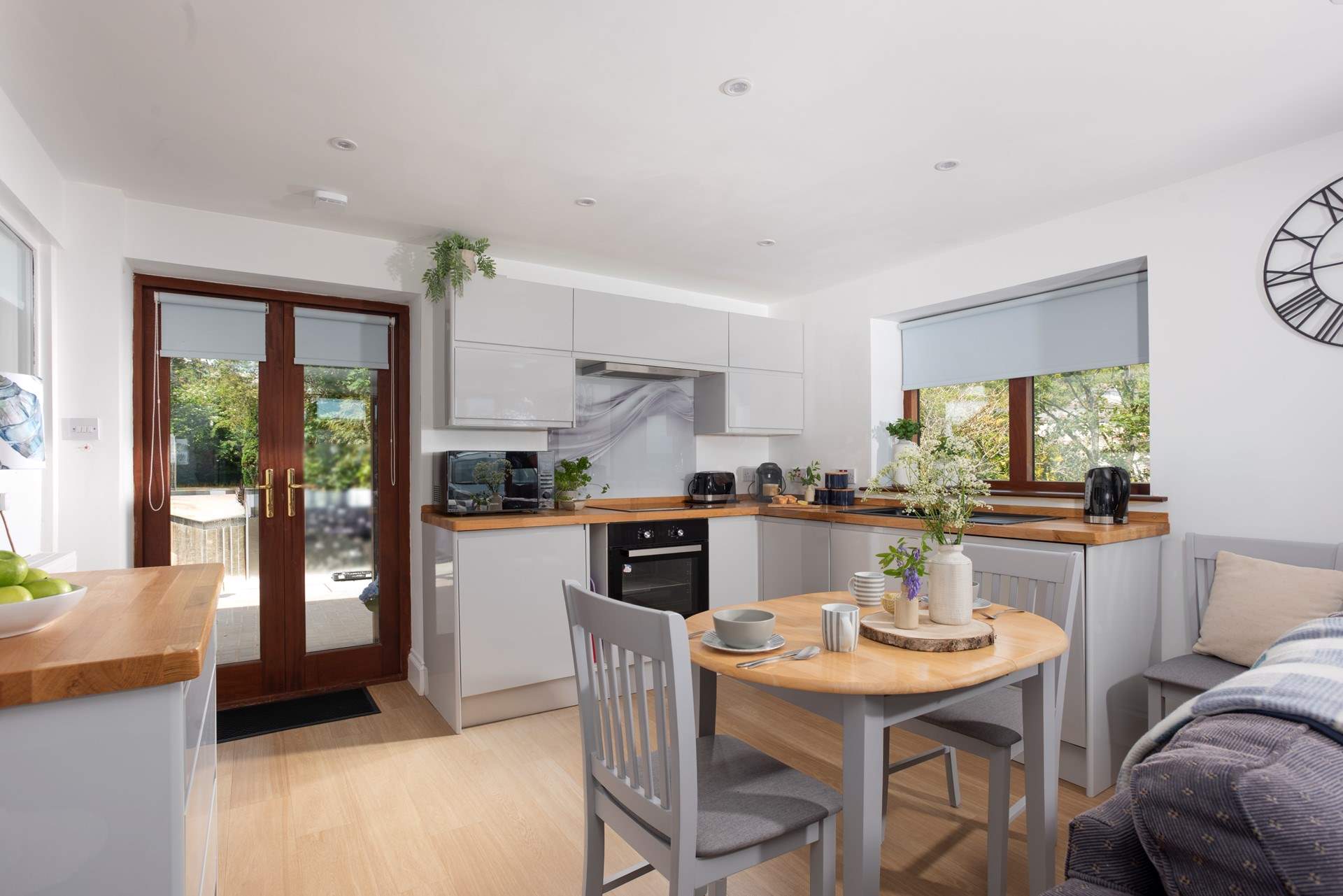 ...along with a small kitchen area, if you want to make a cuppa.