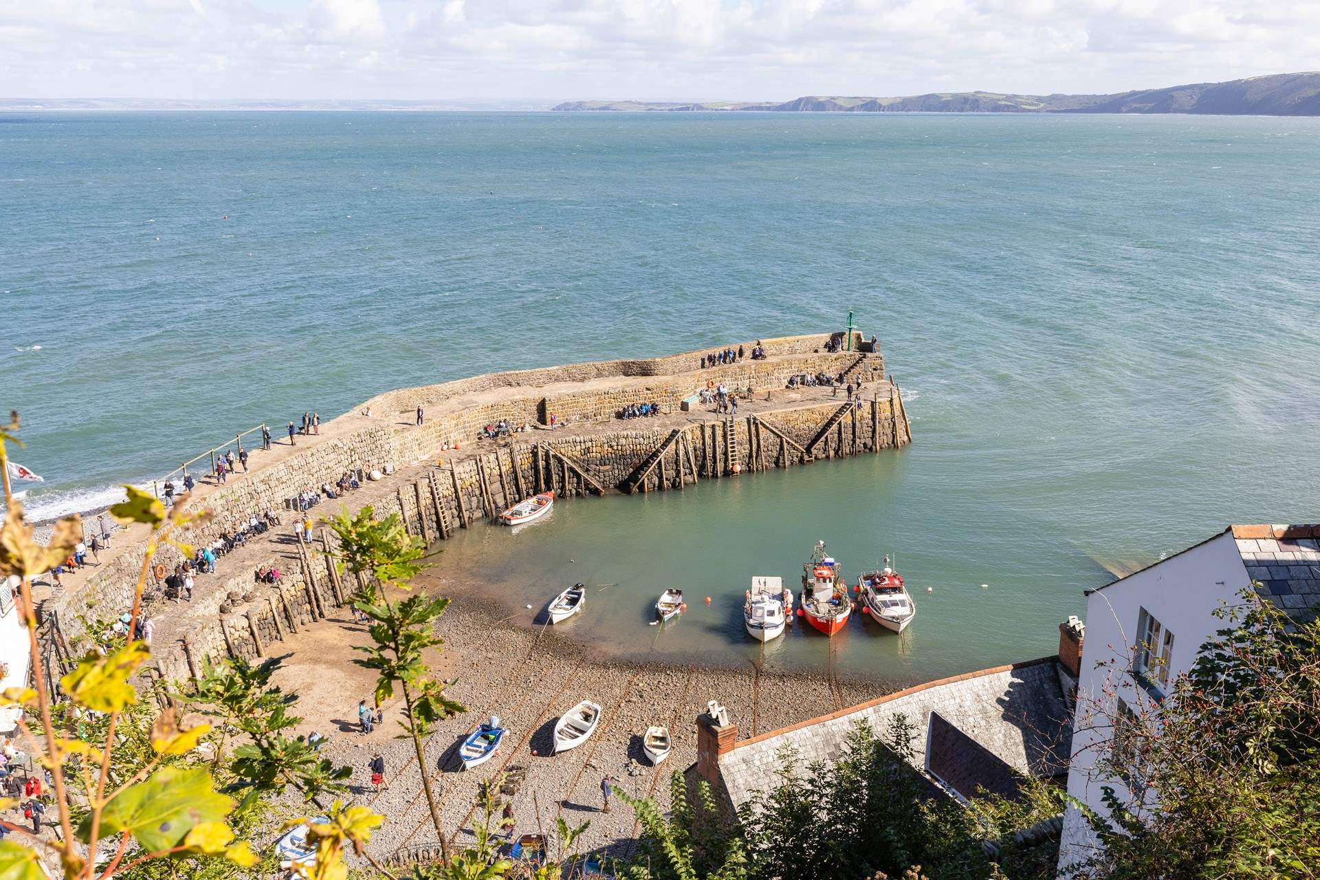 Clovelly, only a short drive away, invites you to explore its sloping streets before dipping into the harbourside pub for a hearty meal.