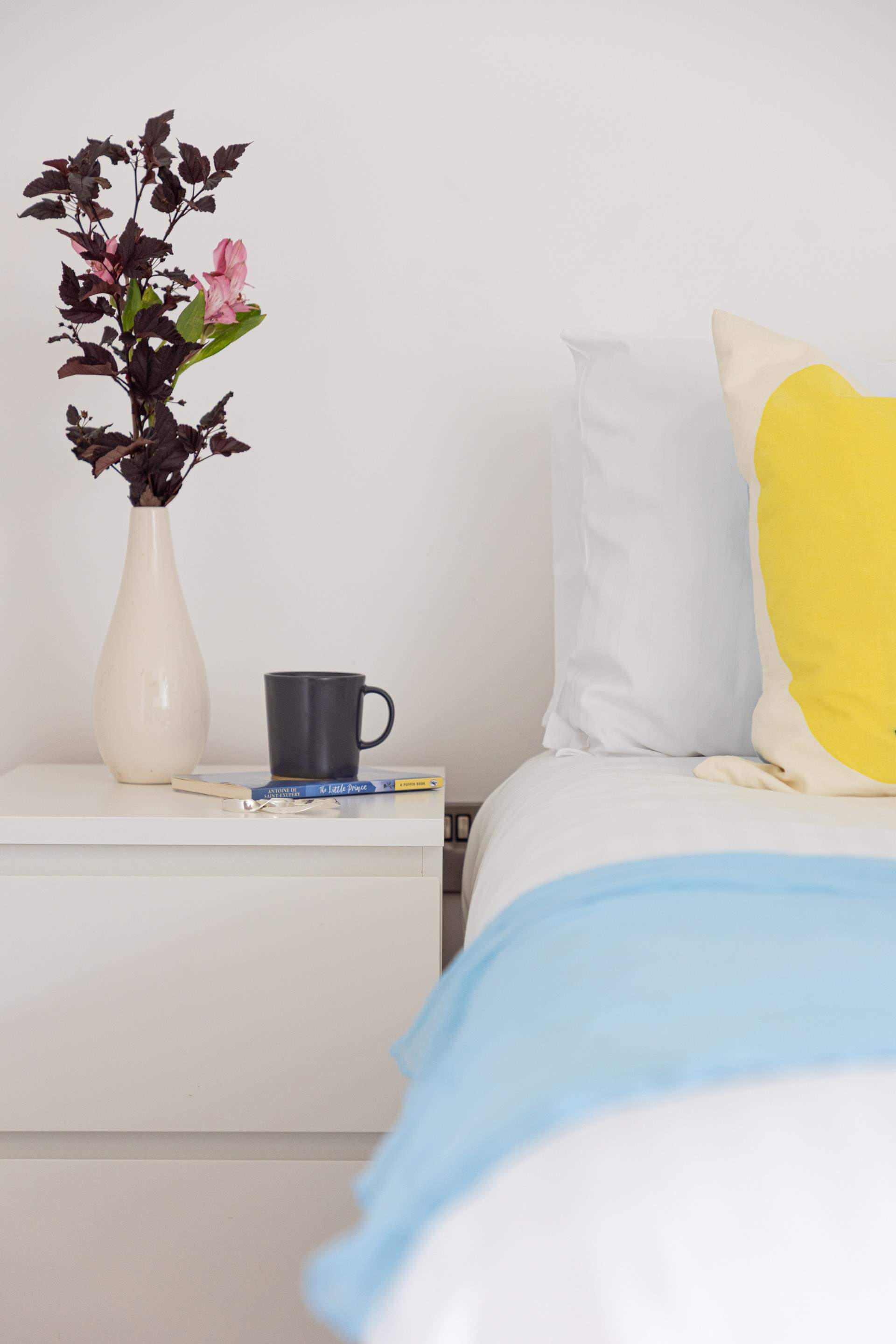Relax with a morning cuppa in bed.