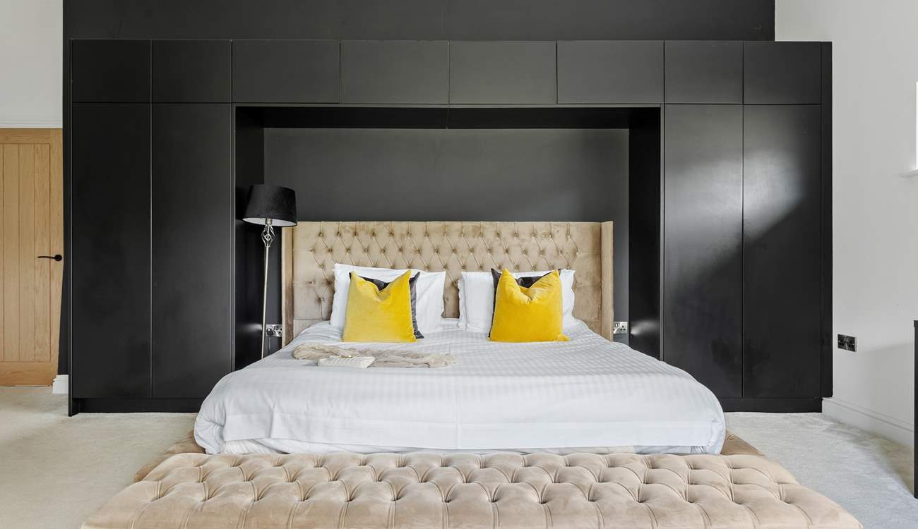 A super-king size bed awaits in bedroom 1.