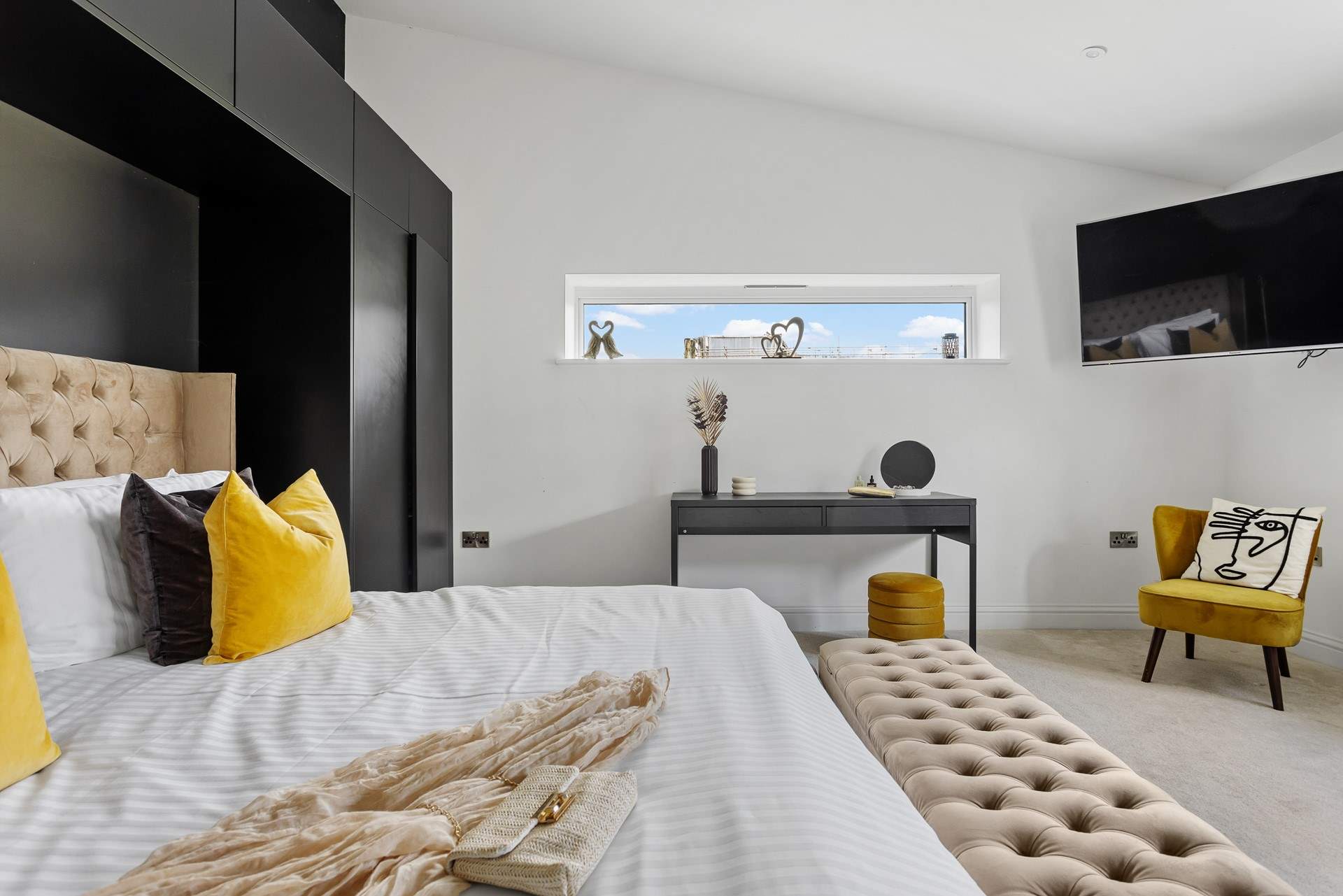 Snuggle under the covers in bedroom 1 whilst catching up on some holiday TV.
