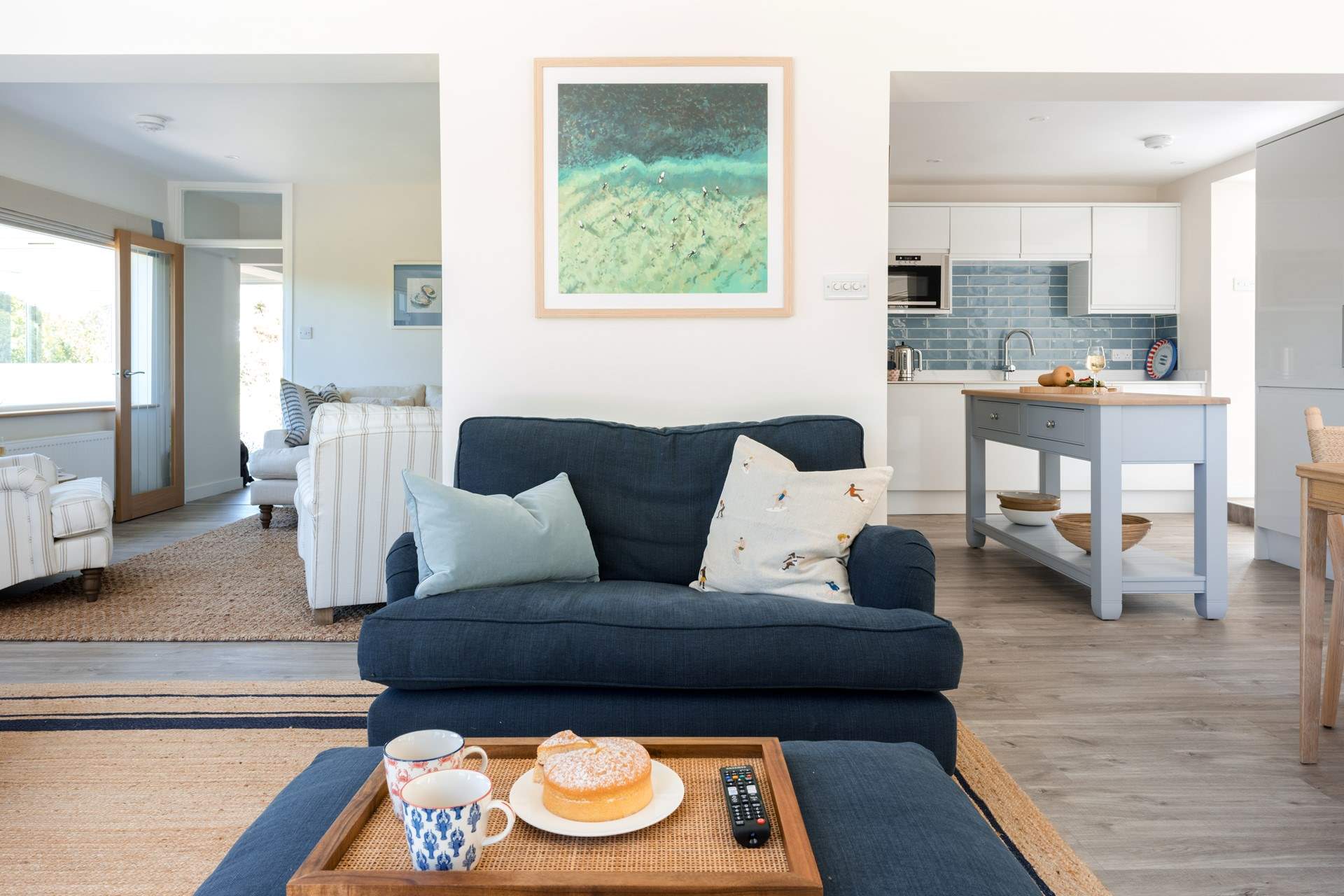 The open plan flow means all the family can enjoy each other's company.