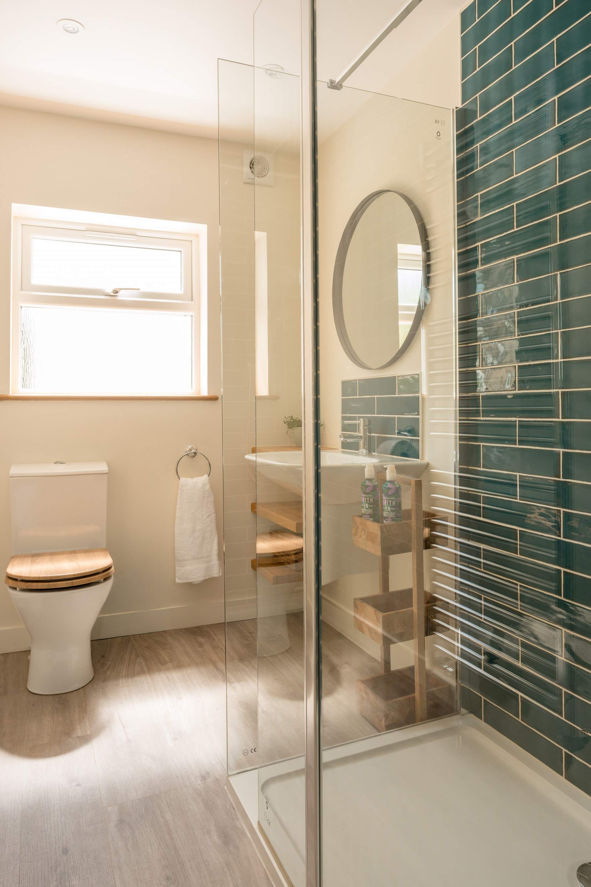 The ground floor shower-room.