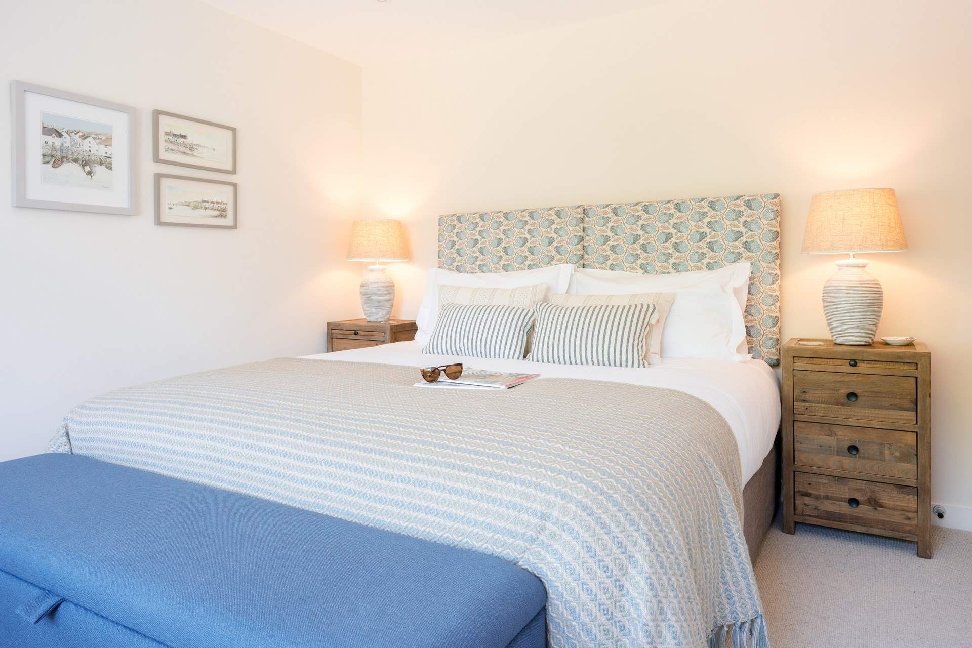 Recharge after a day of exploring in the stylish ground floor bedroom. 