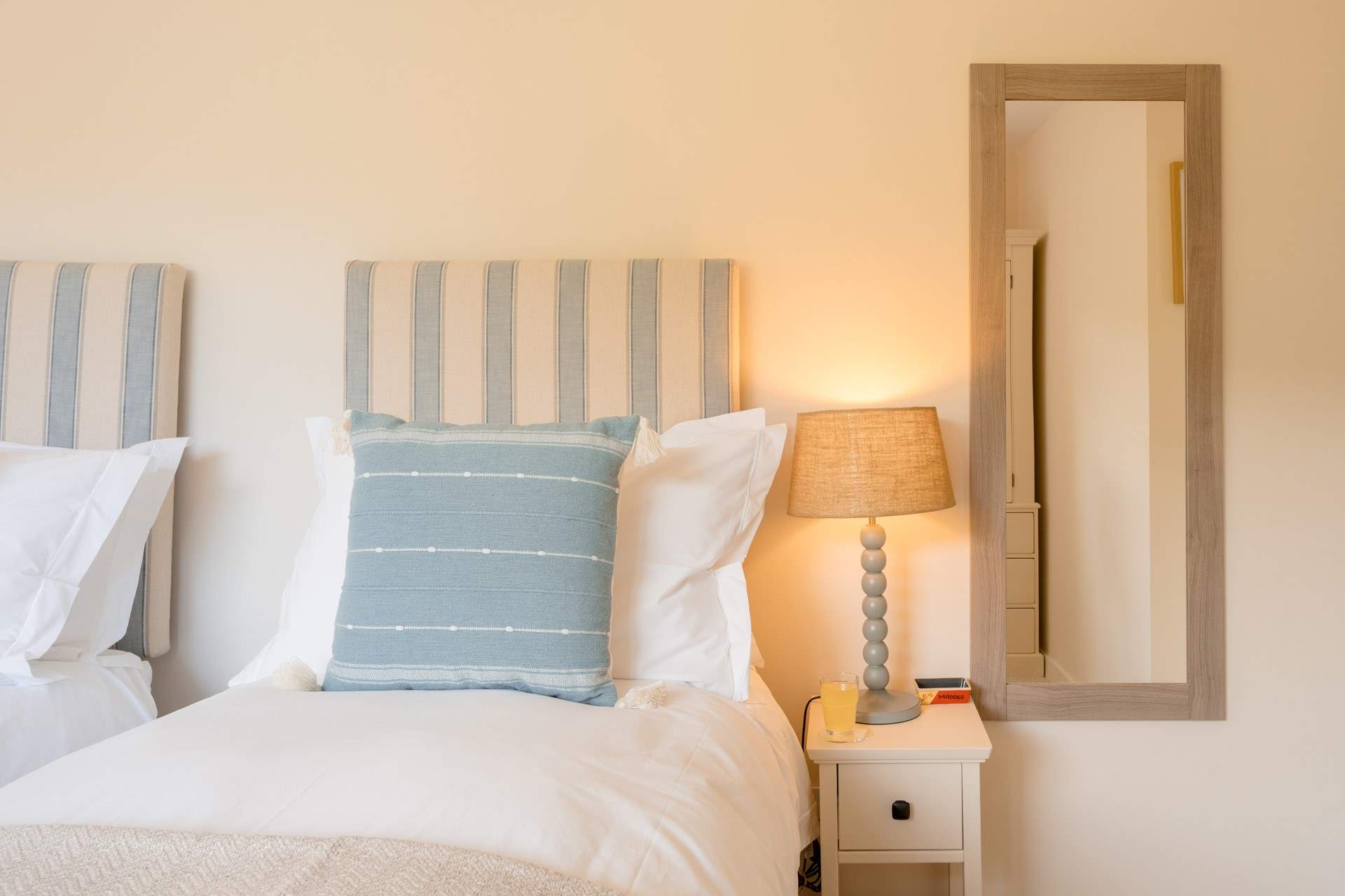 The beds can be zipped together creating a king-size bed - the choice is yours. 