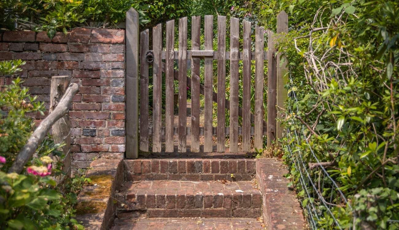Steps leading to Broyle Cottage.