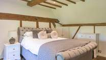 Comfy beds and beautiful linens.