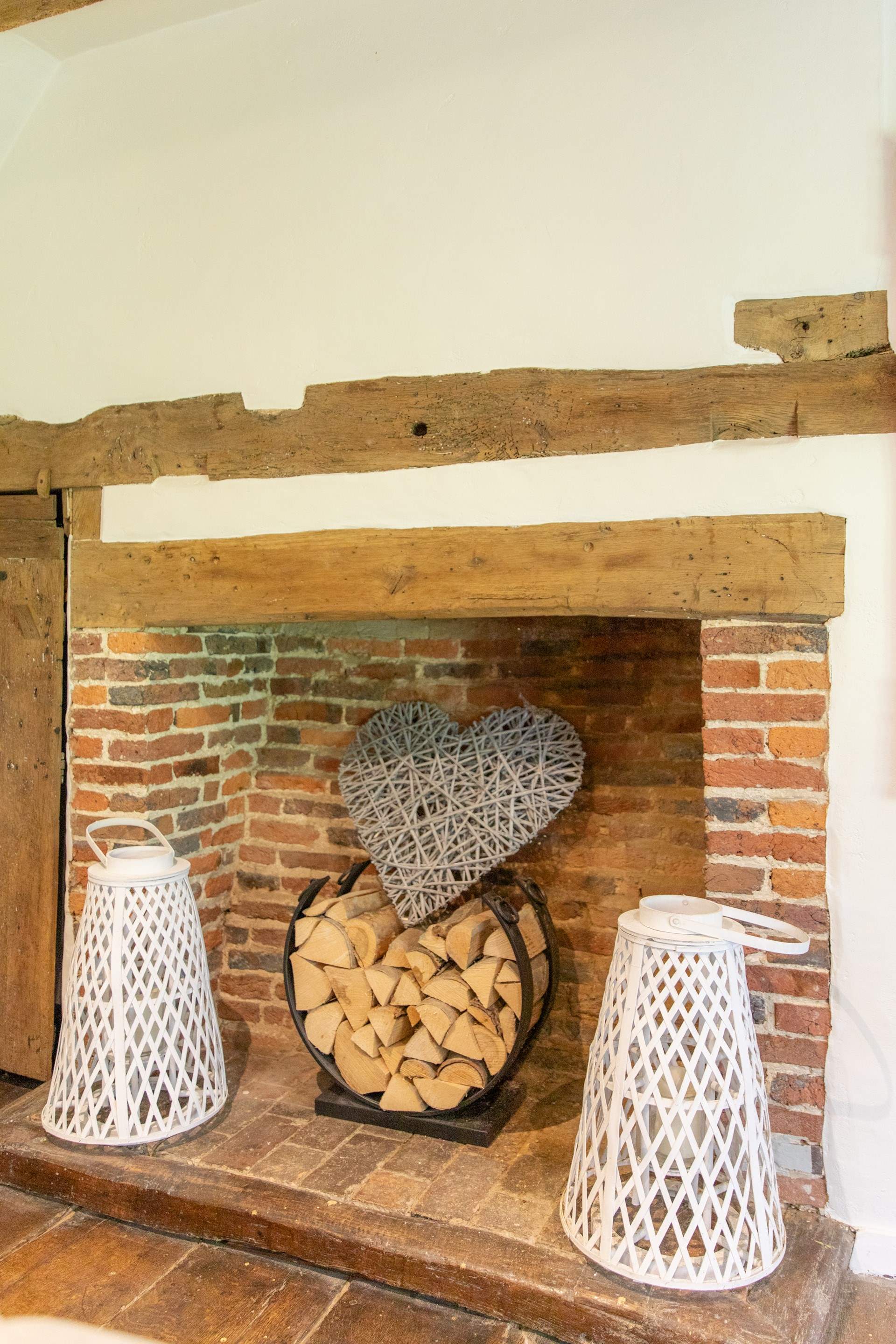 With feature fireplace.