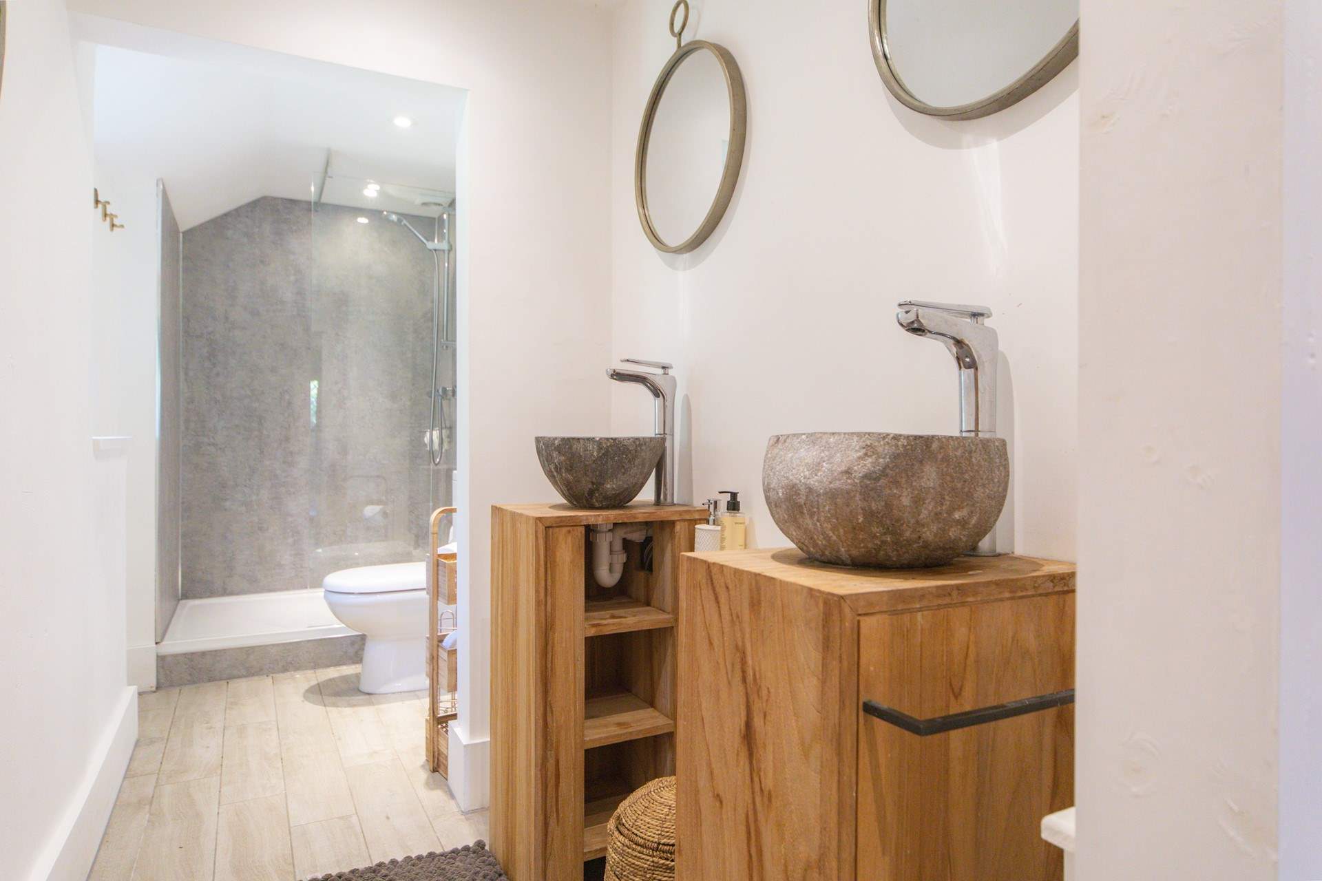 Access to a ground floor shower-room.