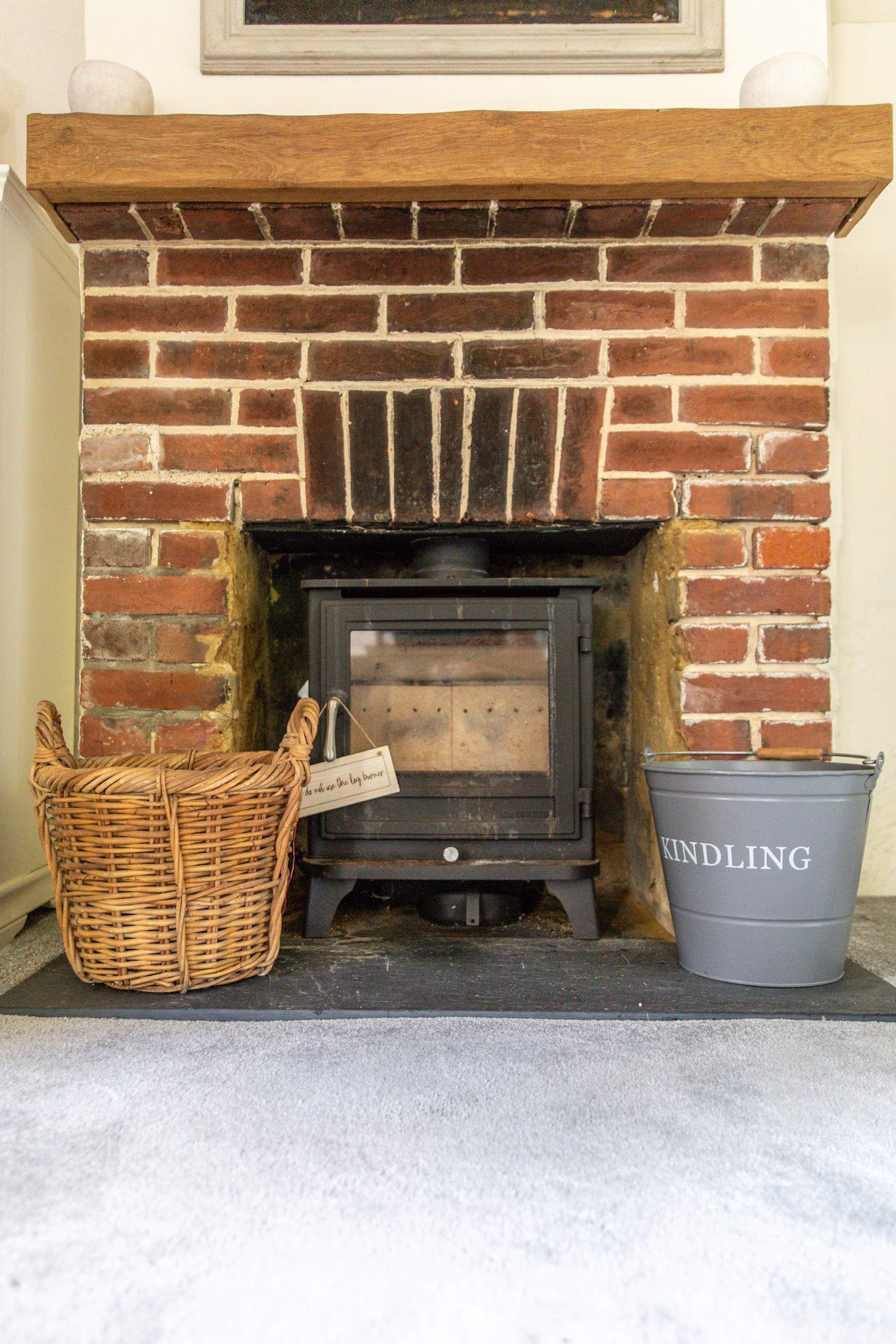 Please note that the wood-burner in bedroom 1 is ornamental and cannot be used.