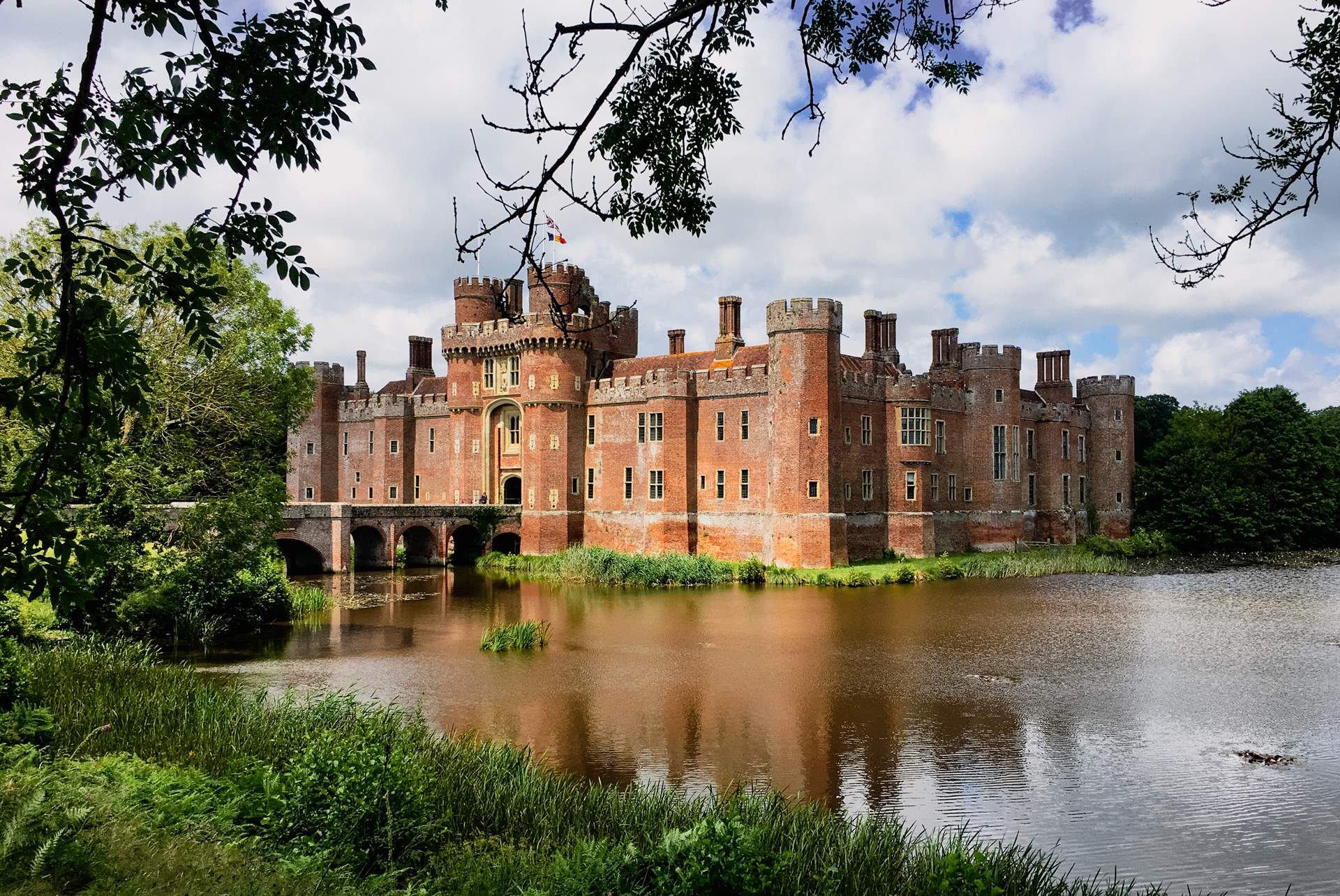 Explore Herstmonceux Castle.