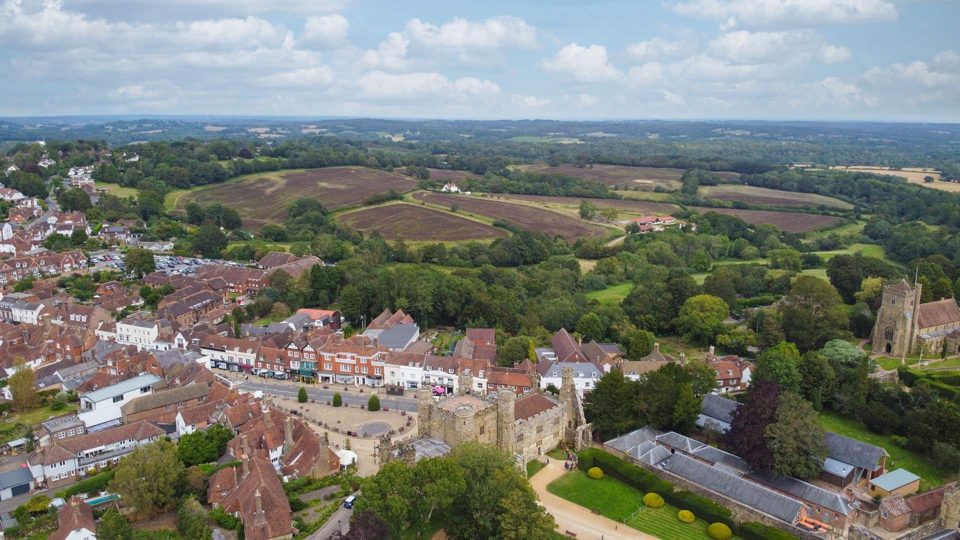 Visit the 1066 town of Battle with is abbey and battlefield.