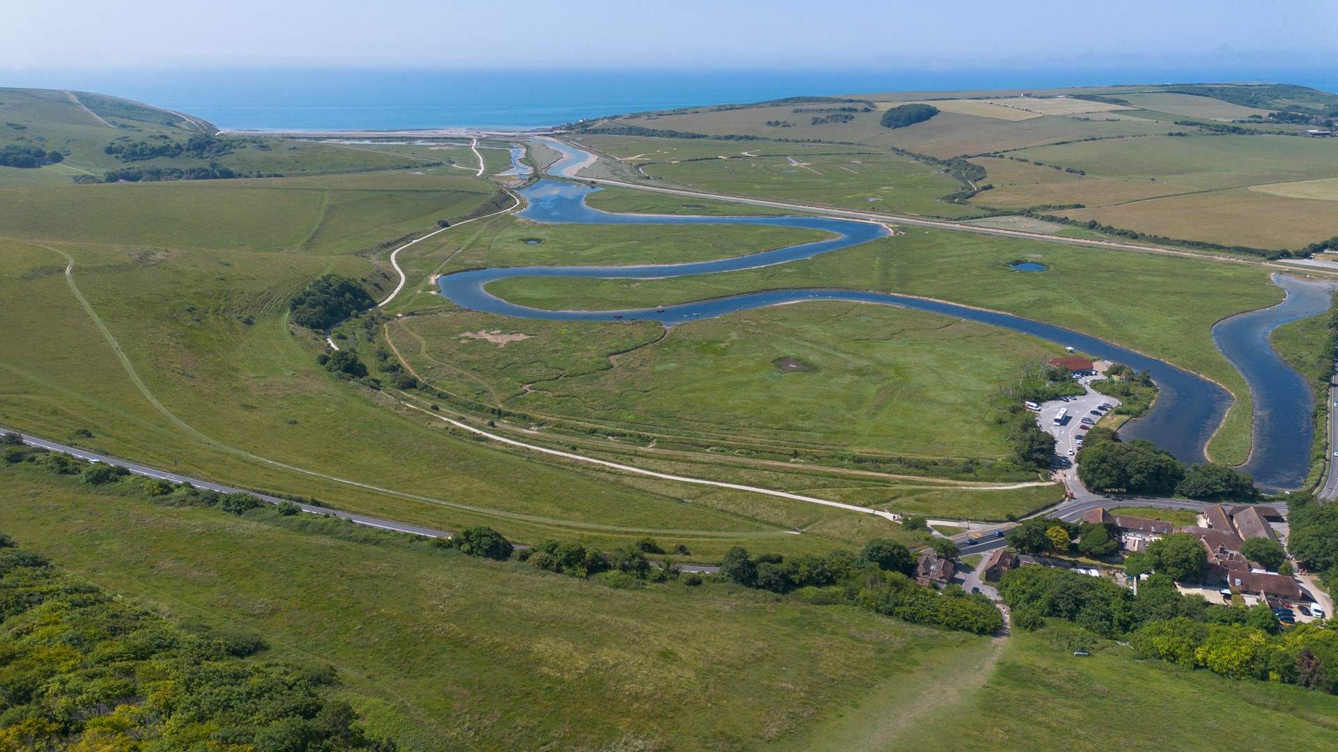 The beautiful Cuckmere Haven.