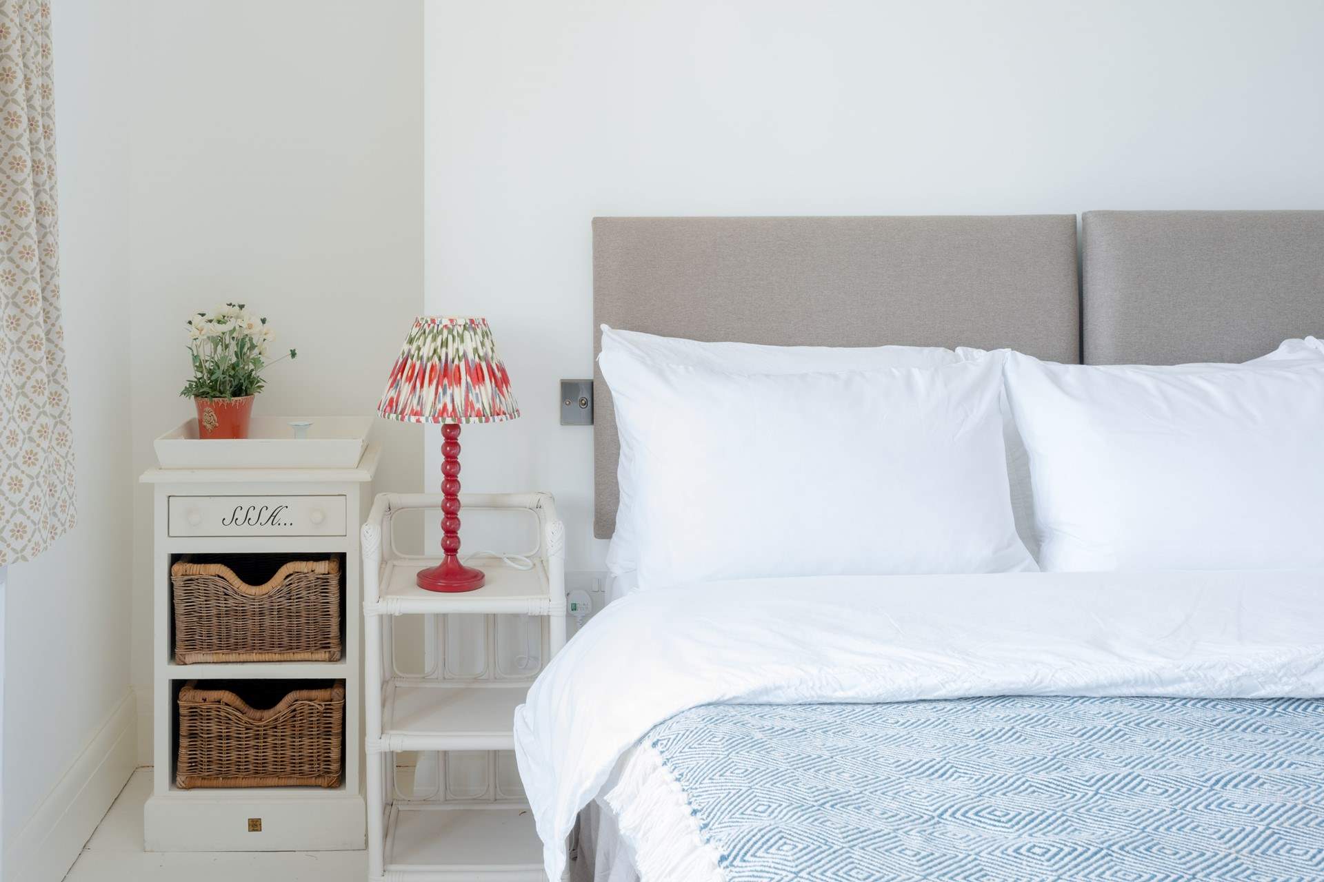 Simple paired back design choices make for such tranquil bedrooms. You will sleep well here.