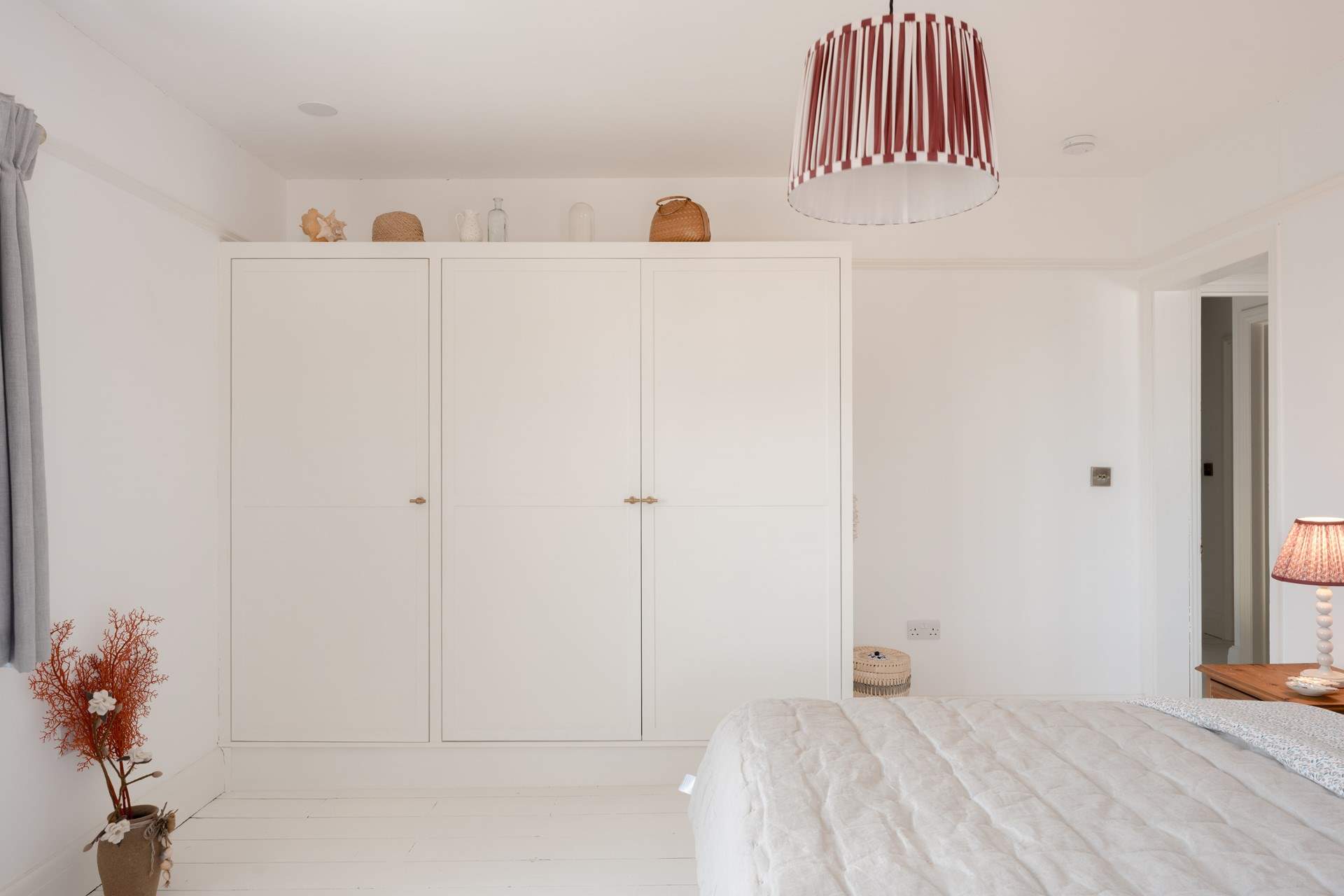 Each bedroom has plenty of storage and hanging options.