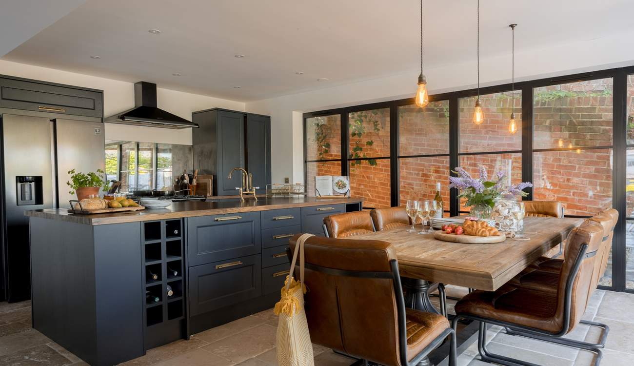 Every inch of this home showcases spectacular interiors.
