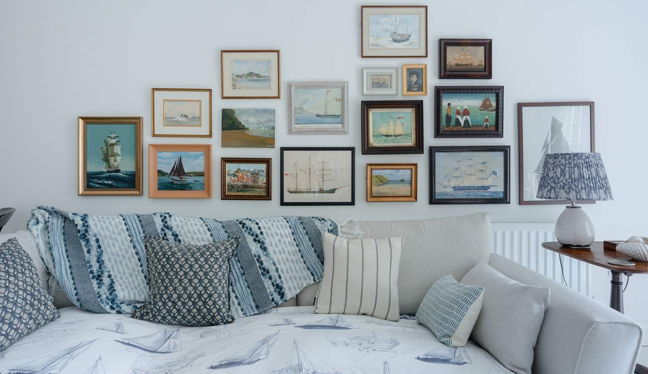 The carefully styled interiors have a coastal palette and create a wonderfully calm and relaxed ambience.
