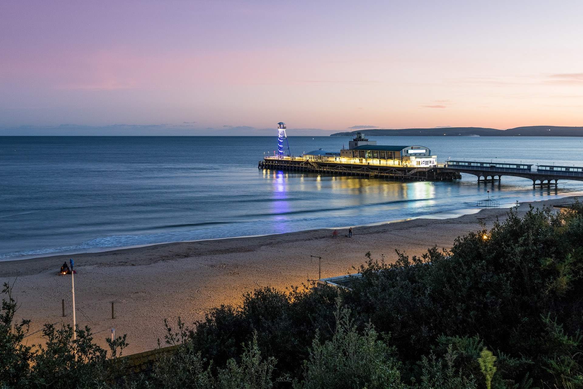 Bournemouth with its miles of golden sands and famous pier is just a short drive away.