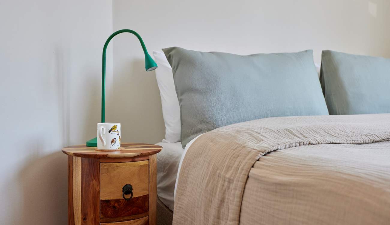 Both bedrooms are spacious and beautifully styled.
