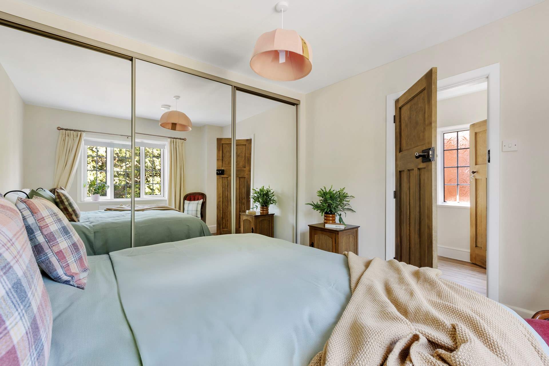 Natural materials and calming interiors throughout....