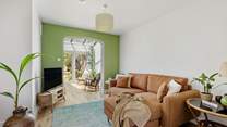 Natural light is a real feature at Lavender Cottage and the triple lounge/diner/sun room is a wonderful example.