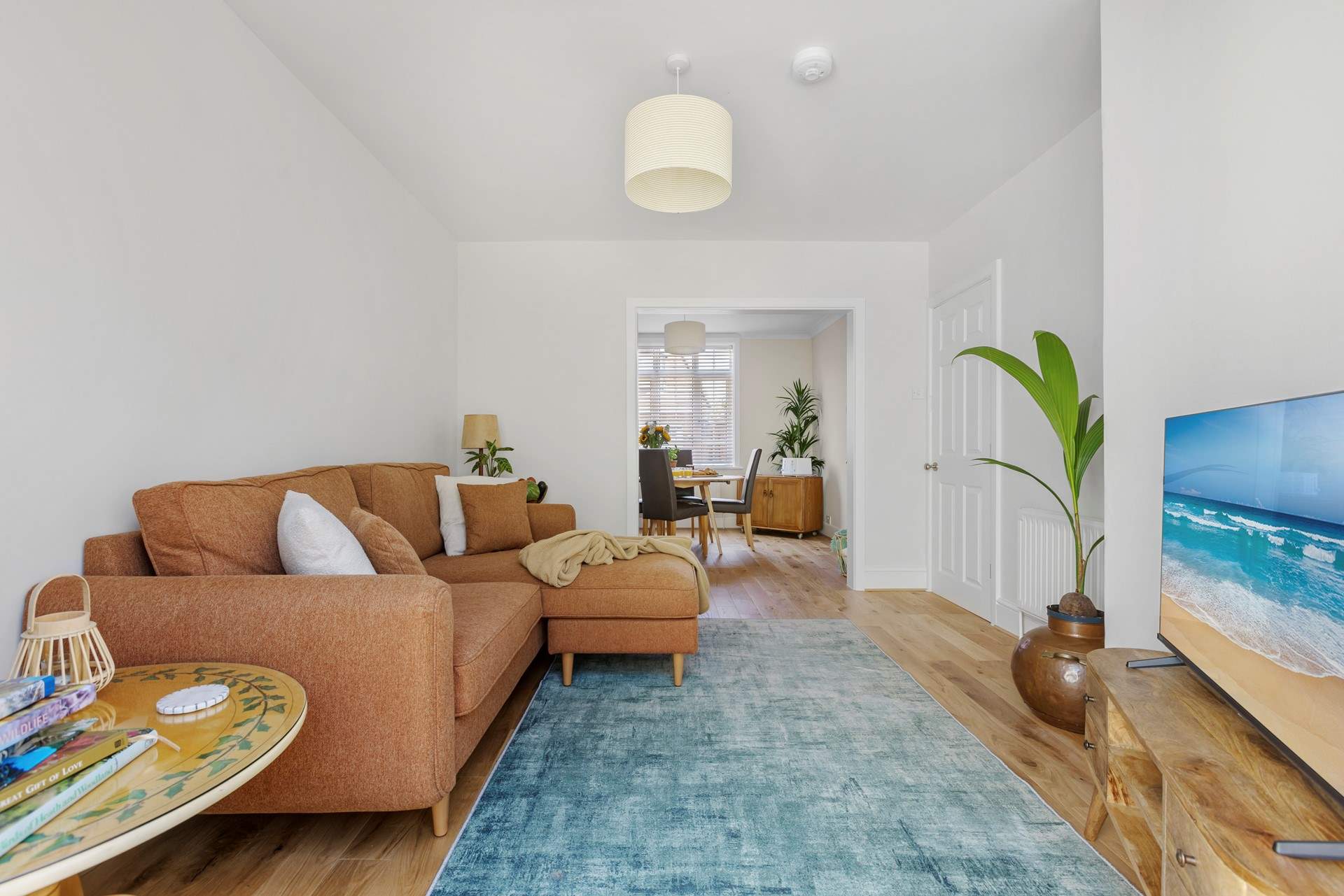 The open plan design makes for a perfect socialising space.