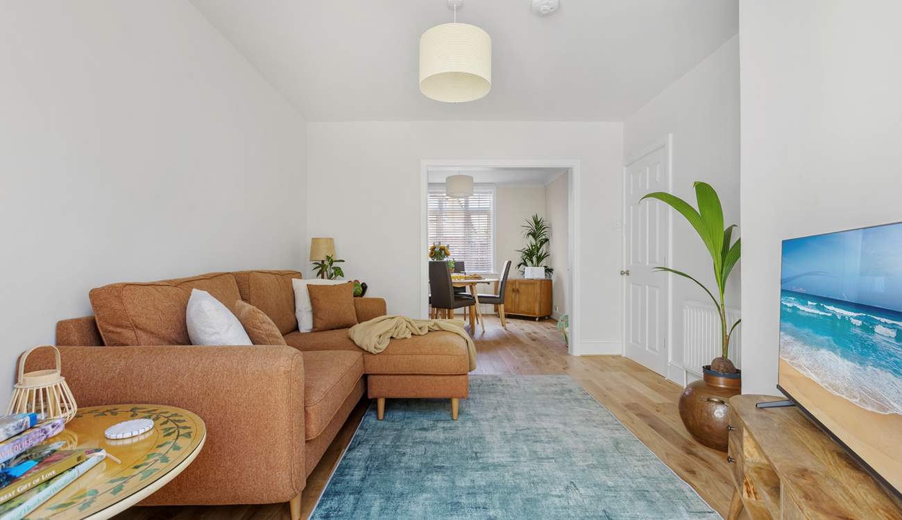 The open plan design makes for a perfect socialising space.