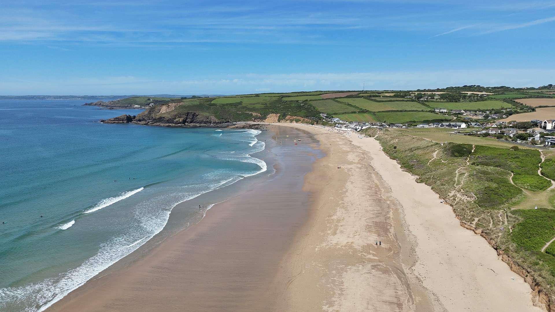 A simply stunning beach at Praa Sands.