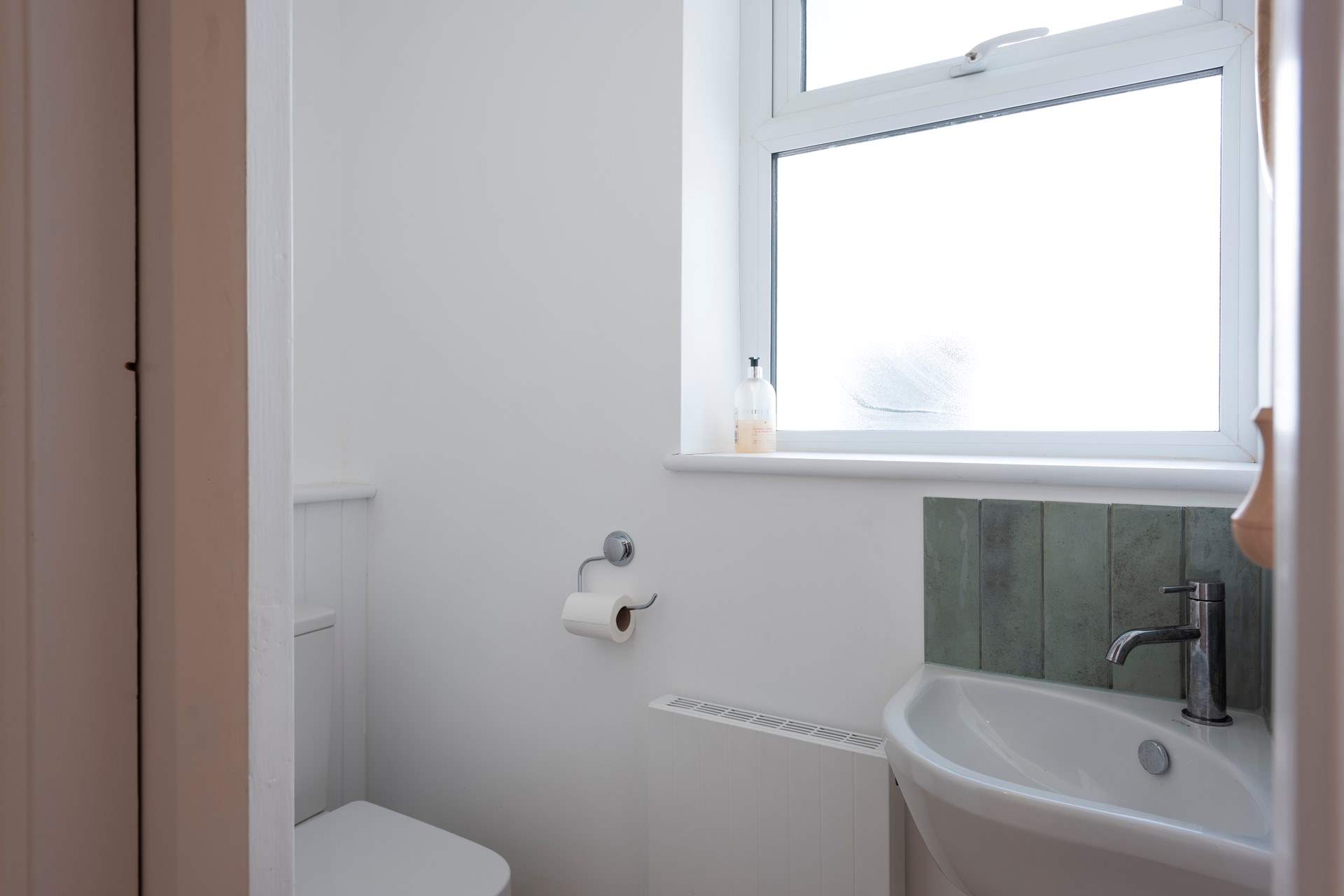 A handy cloakroom on the ground floor.