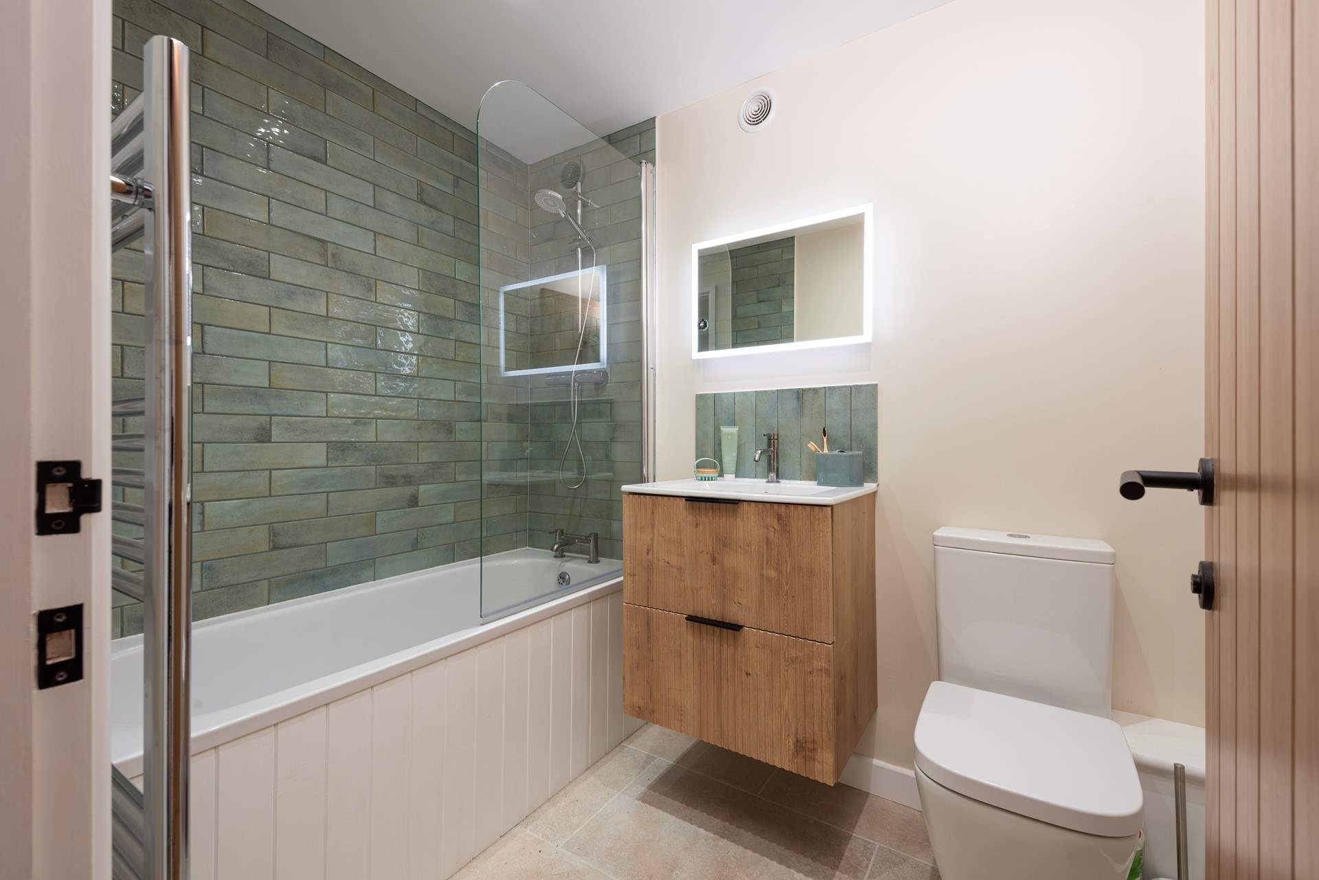 The family bathroom.