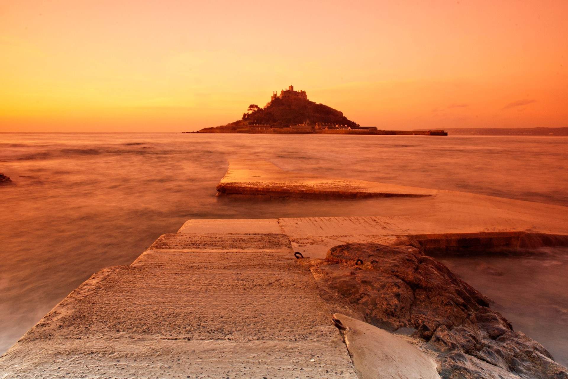 You will see stunning sunsets in the area.