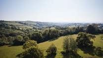 Bluebell is surrounded by rolling countryside.