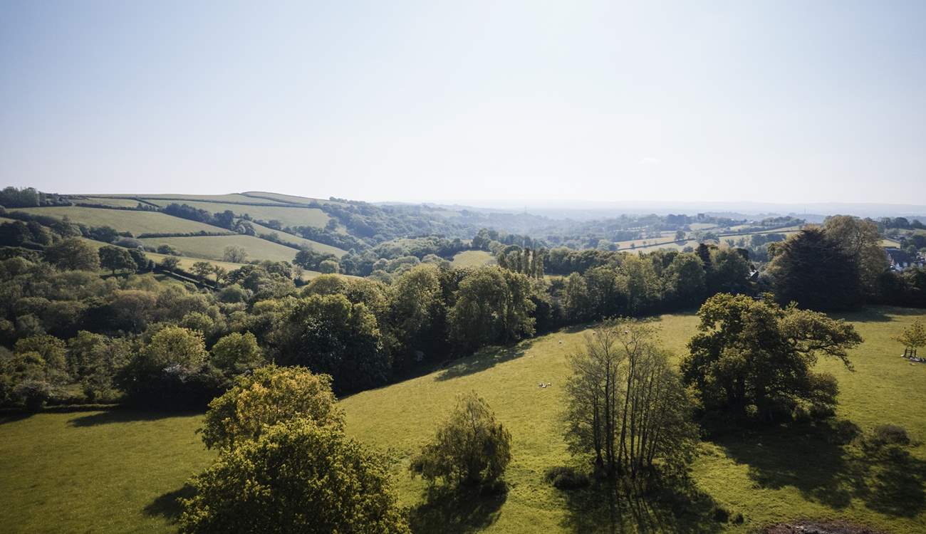 Bluebell is surrounded by rolling countryside.