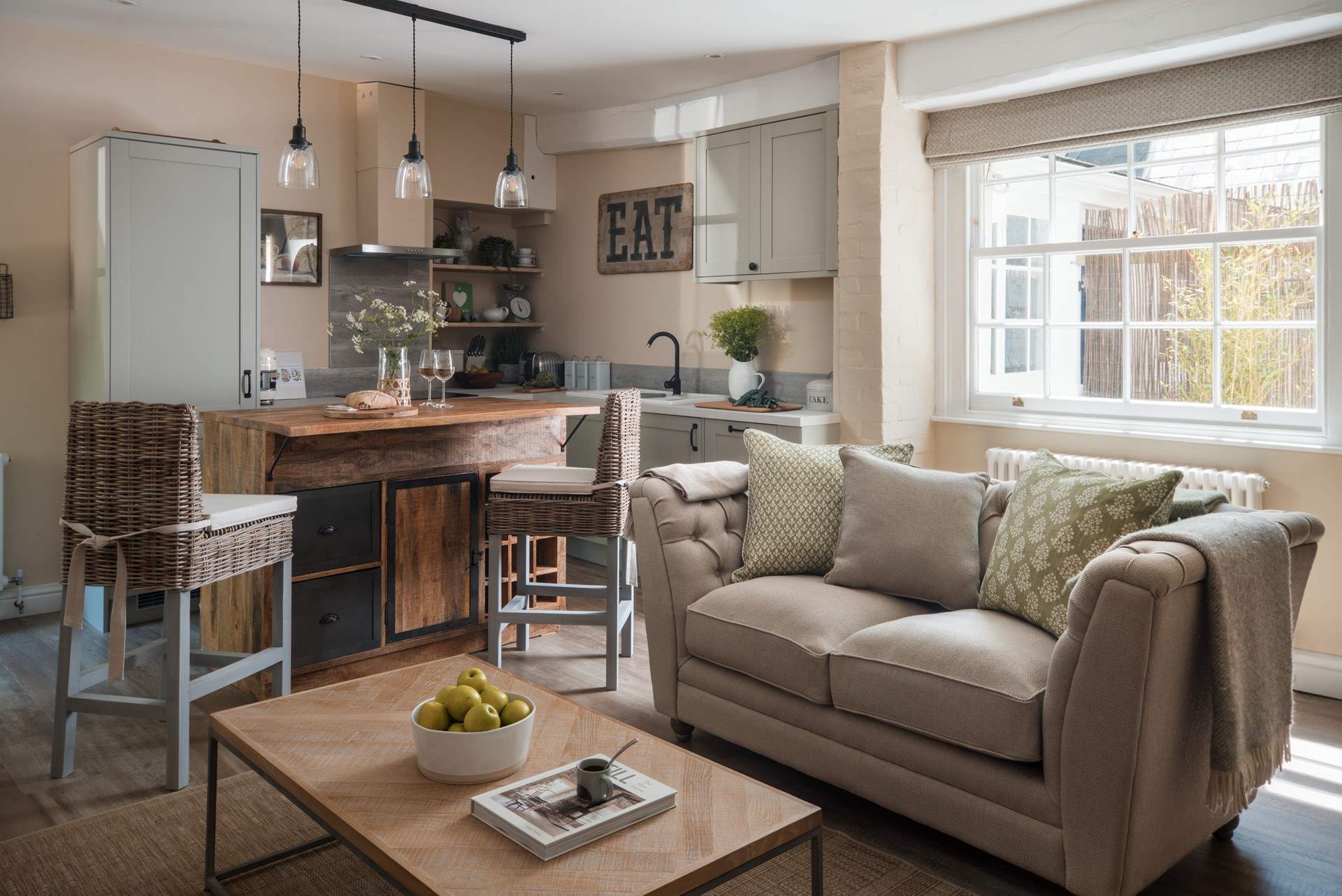 The open plan design means the chef will never be on their own.