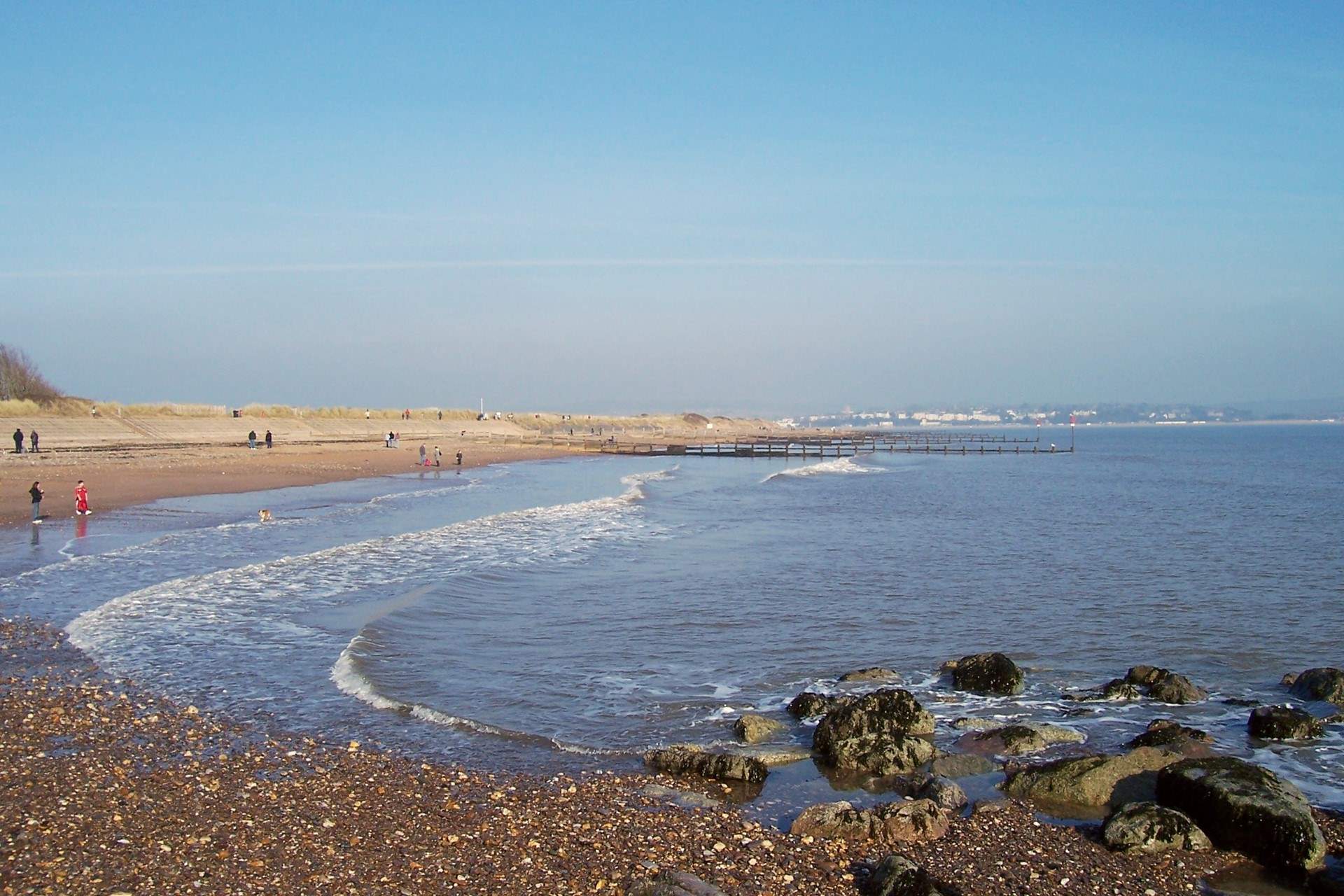 Dawlish Warren offers a large stretch of sandy coastline.