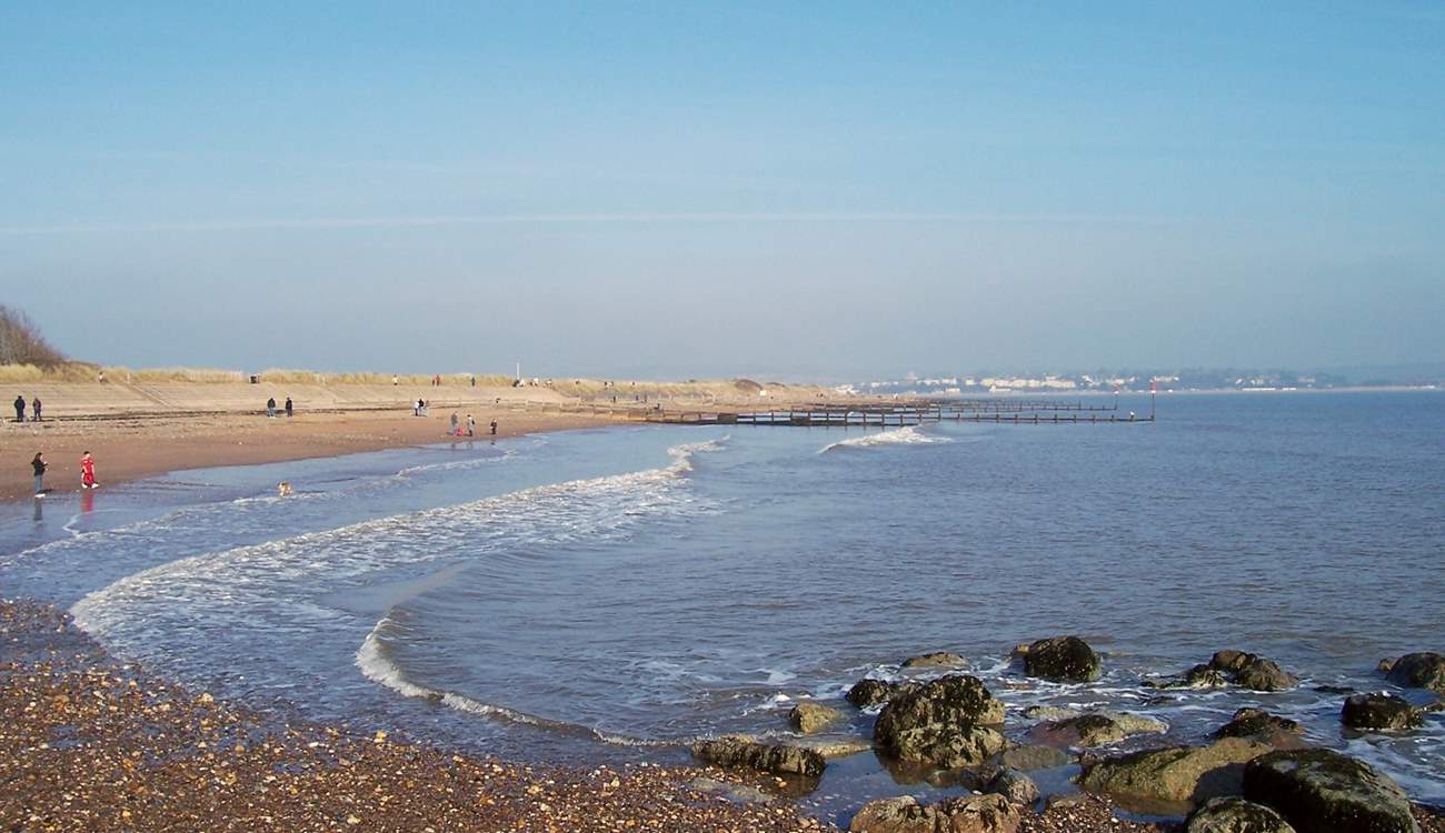 Dawlish Warren offers a large stretch of sandy coastline.