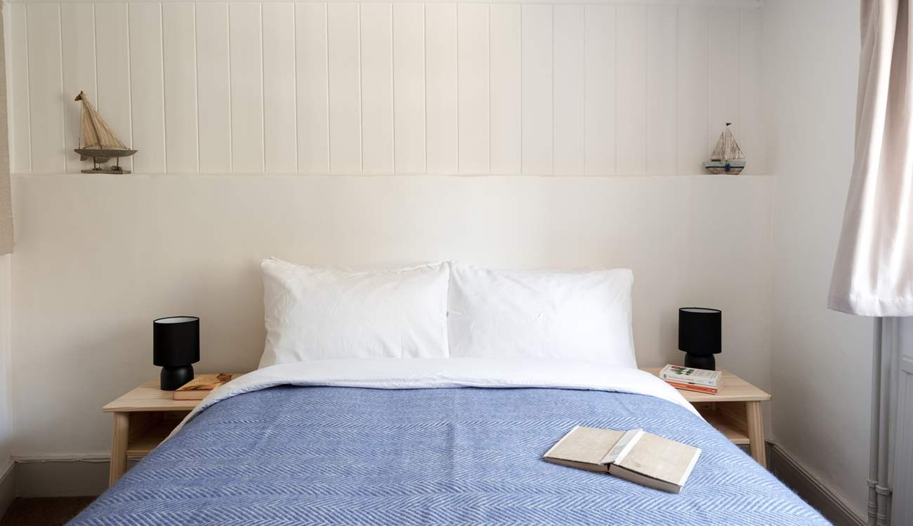 Bedroom two is a skilful example of careful styling that creates a quite blissful space to rest your head.