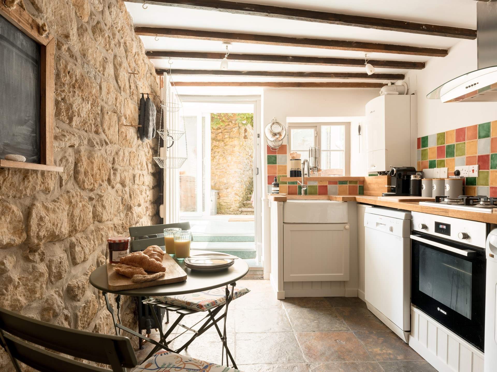 Plenty of original features and natural light.