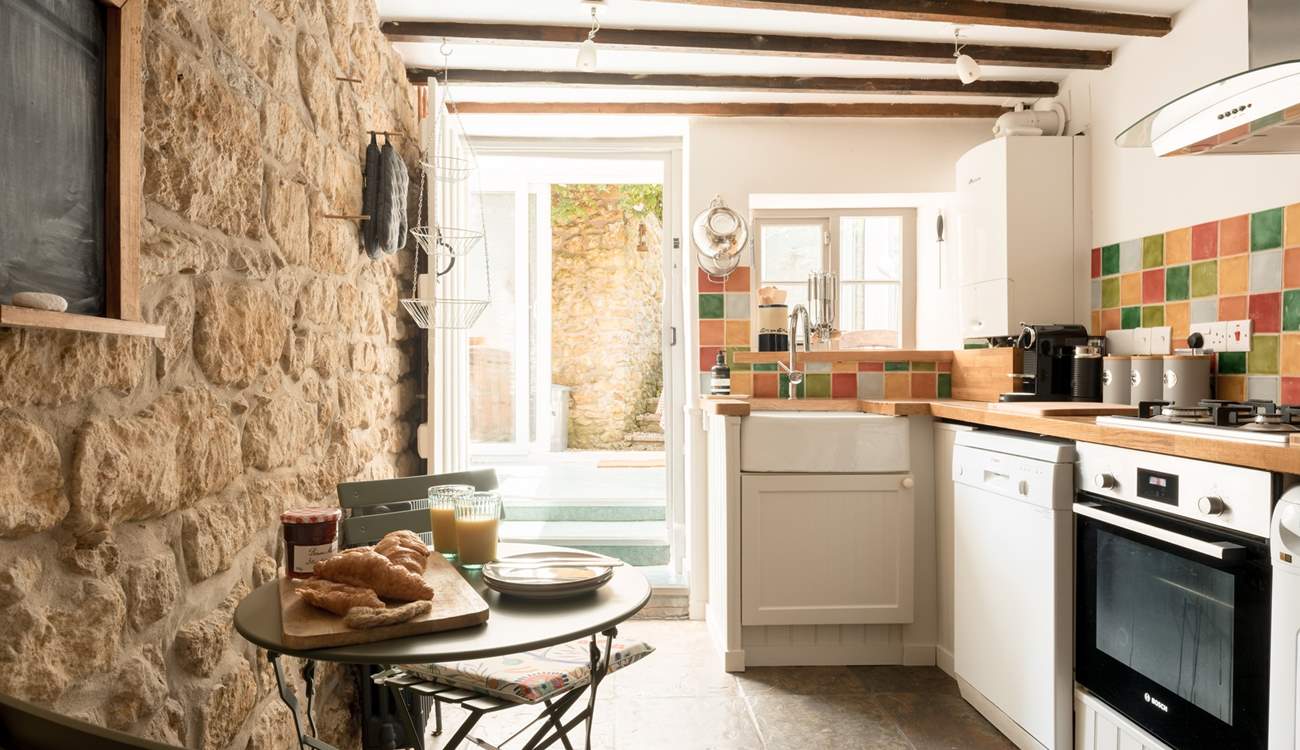 Plenty of original features and natural light.
